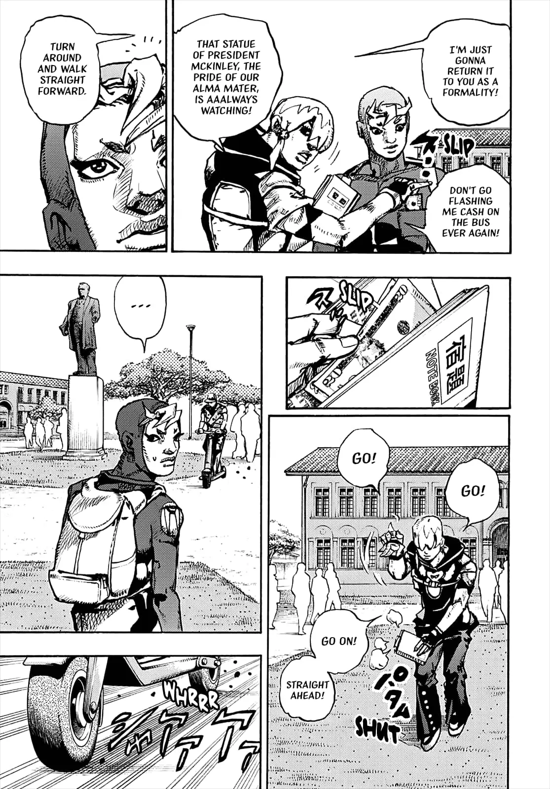 JoJo Bizarre Adventure Part 9: The JoJoLands, chapter 1, page 40