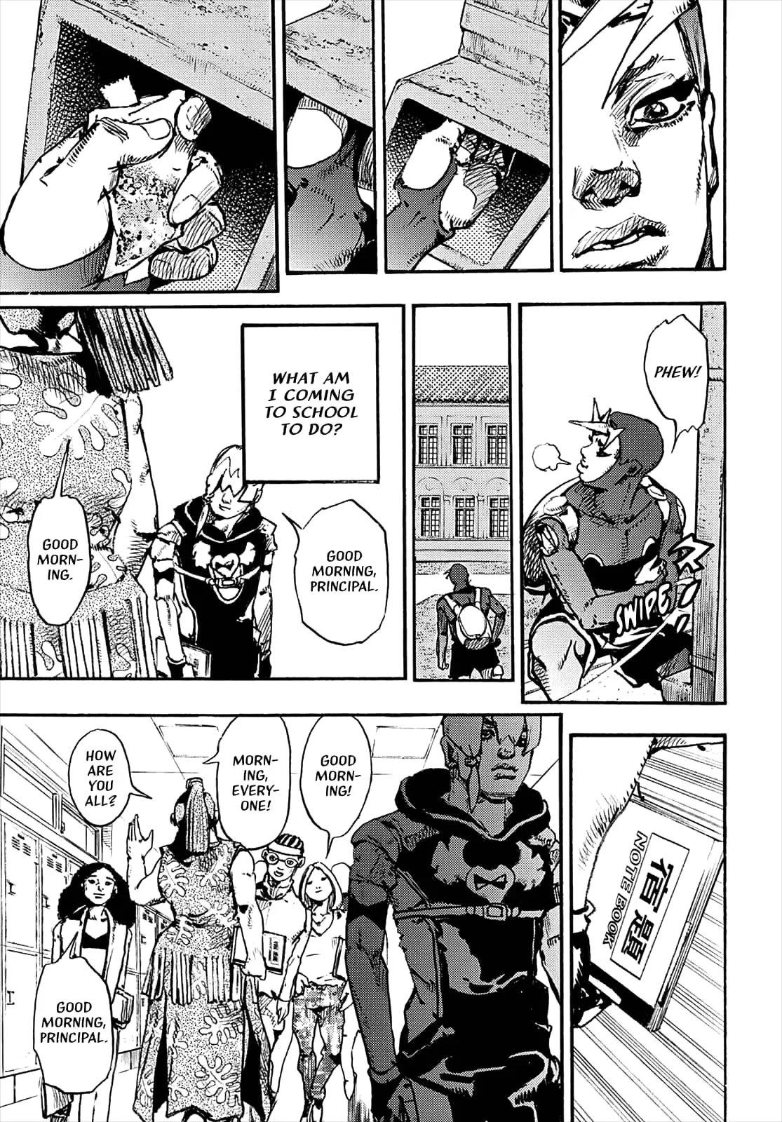 JoJo Bizarre Adventure Part 9: The JoJoLands, chapter 1, page 42