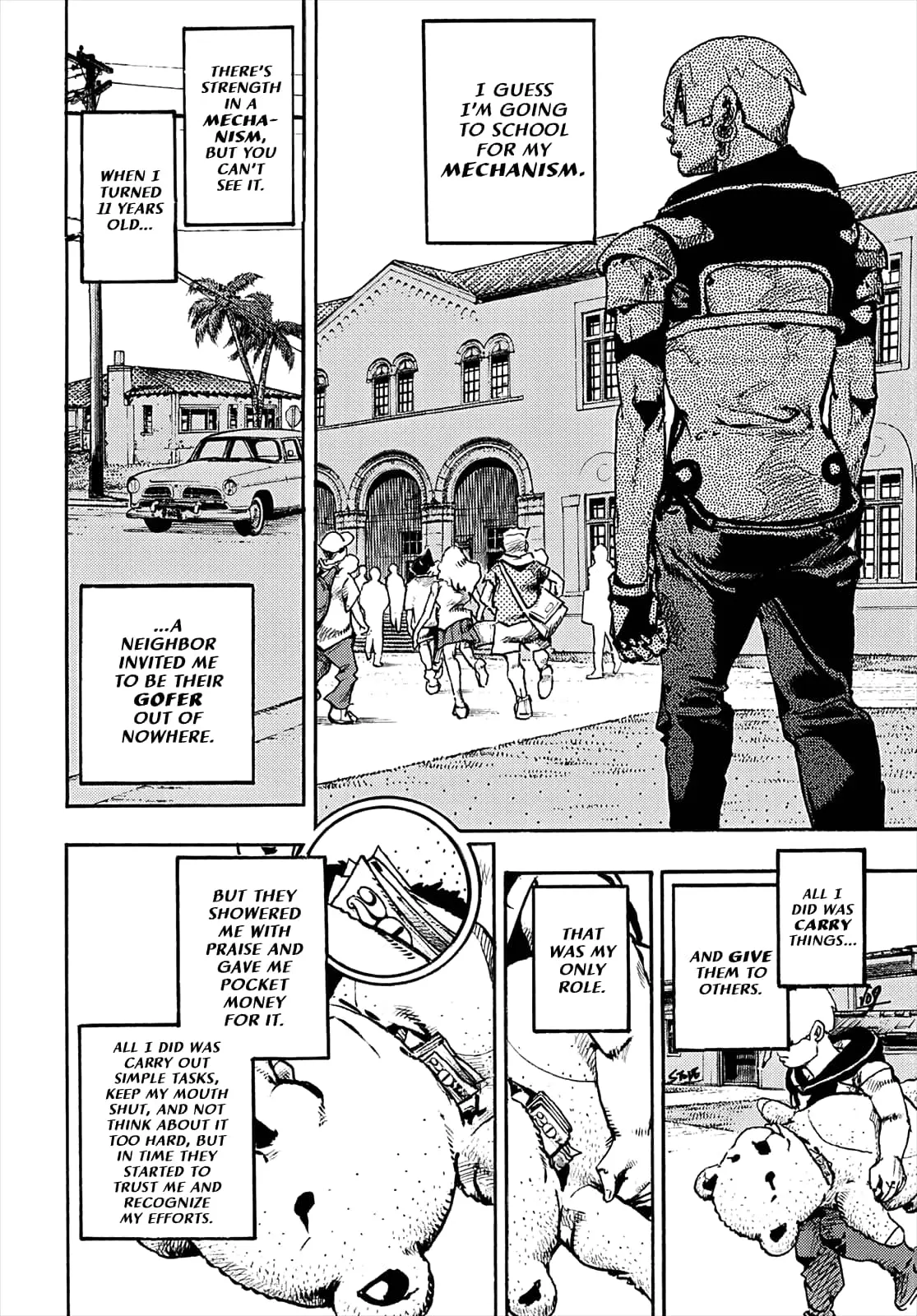 JoJo Bizarre Adventure Part 9: The JoJoLands, chapter 1, page 43