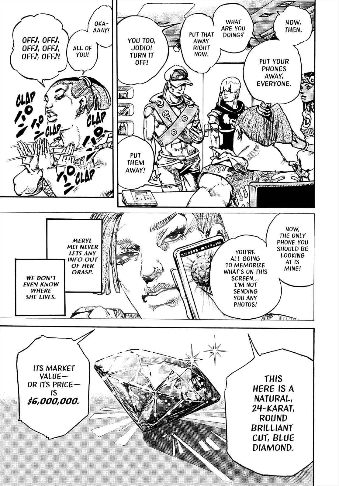 JoJo Bizarre Adventure Part 9: The JoJoLands, chapter 1, page 55