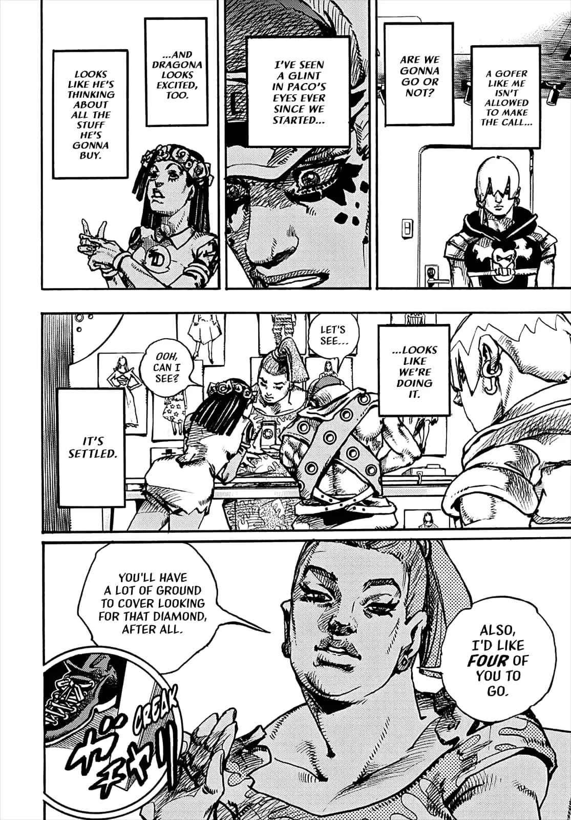JoJo Bizarre Adventure Part 9: The JoJoLands, chapter 1, page 58