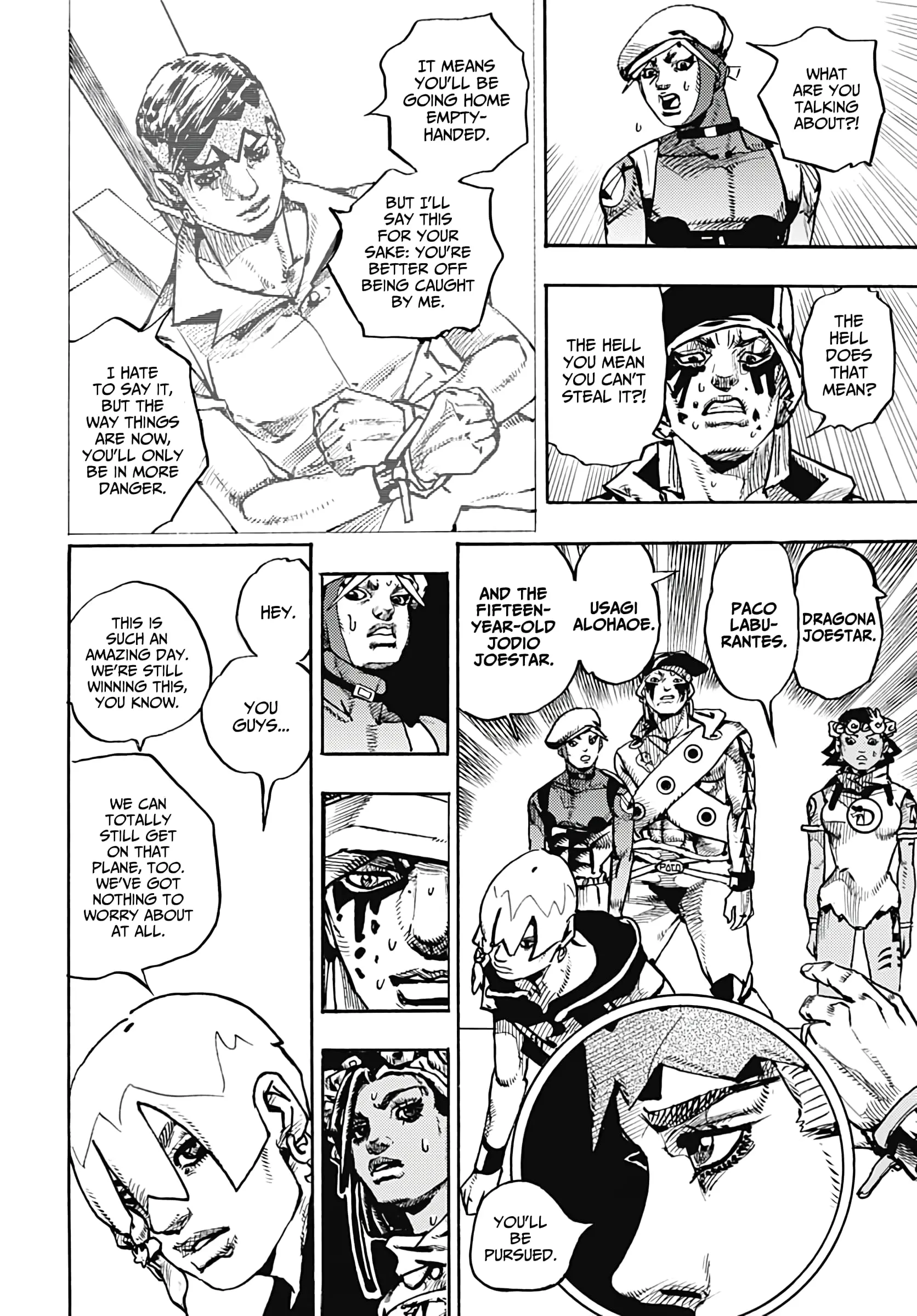 JoJo Bizarre Adventure Part 9: The JoJoLands, chapter 5, page 20