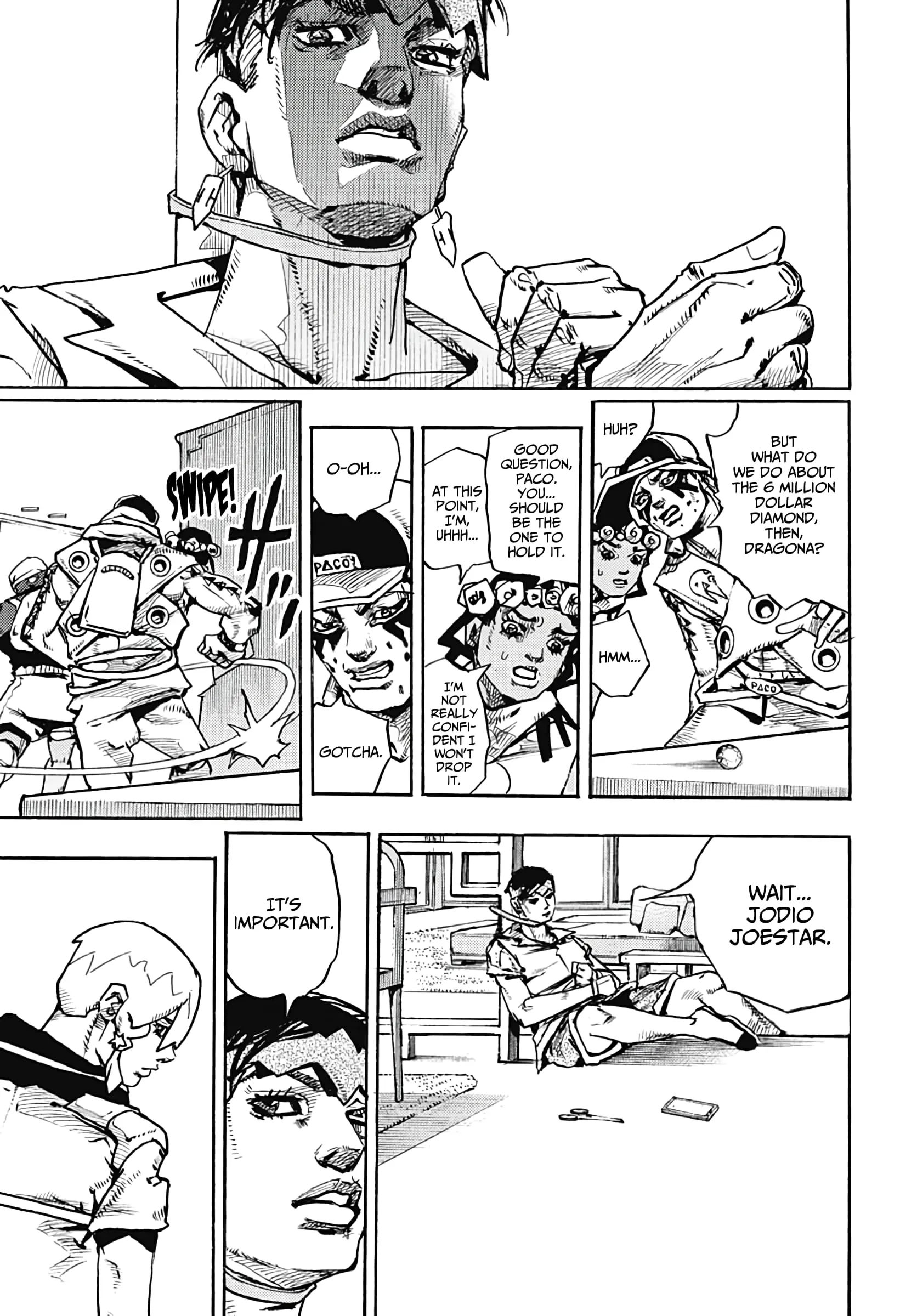 JoJo Bizarre Adventure Part 9: The JoJoLands, chapter 5, page 32