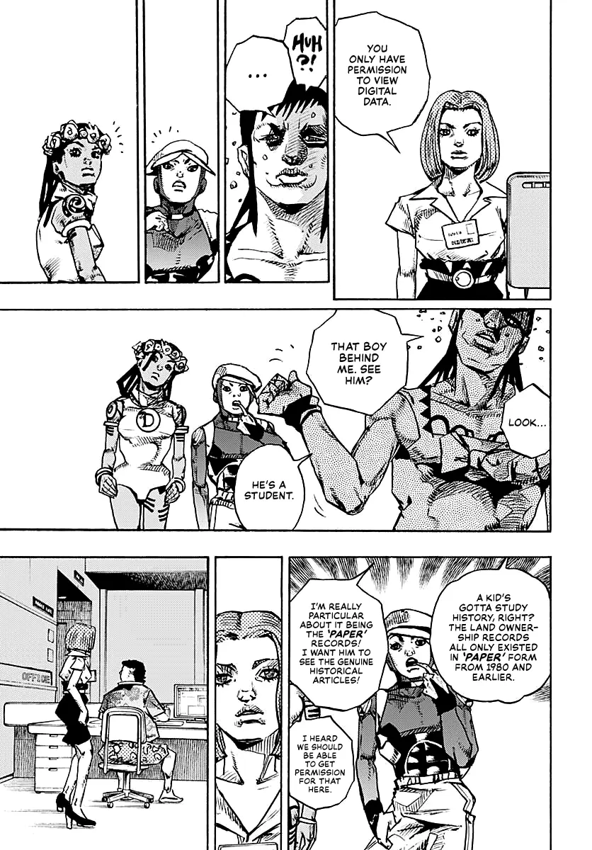 JoJo Bizarre Adventure Part 9: The JoJoLands, chapter 14, page 22