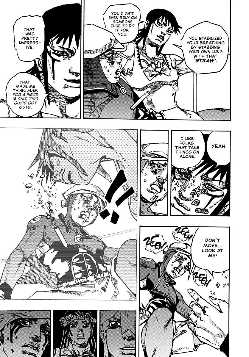JoJo Bizarre Adventure Part 9: The JoJoLands, chapter 15, page 22