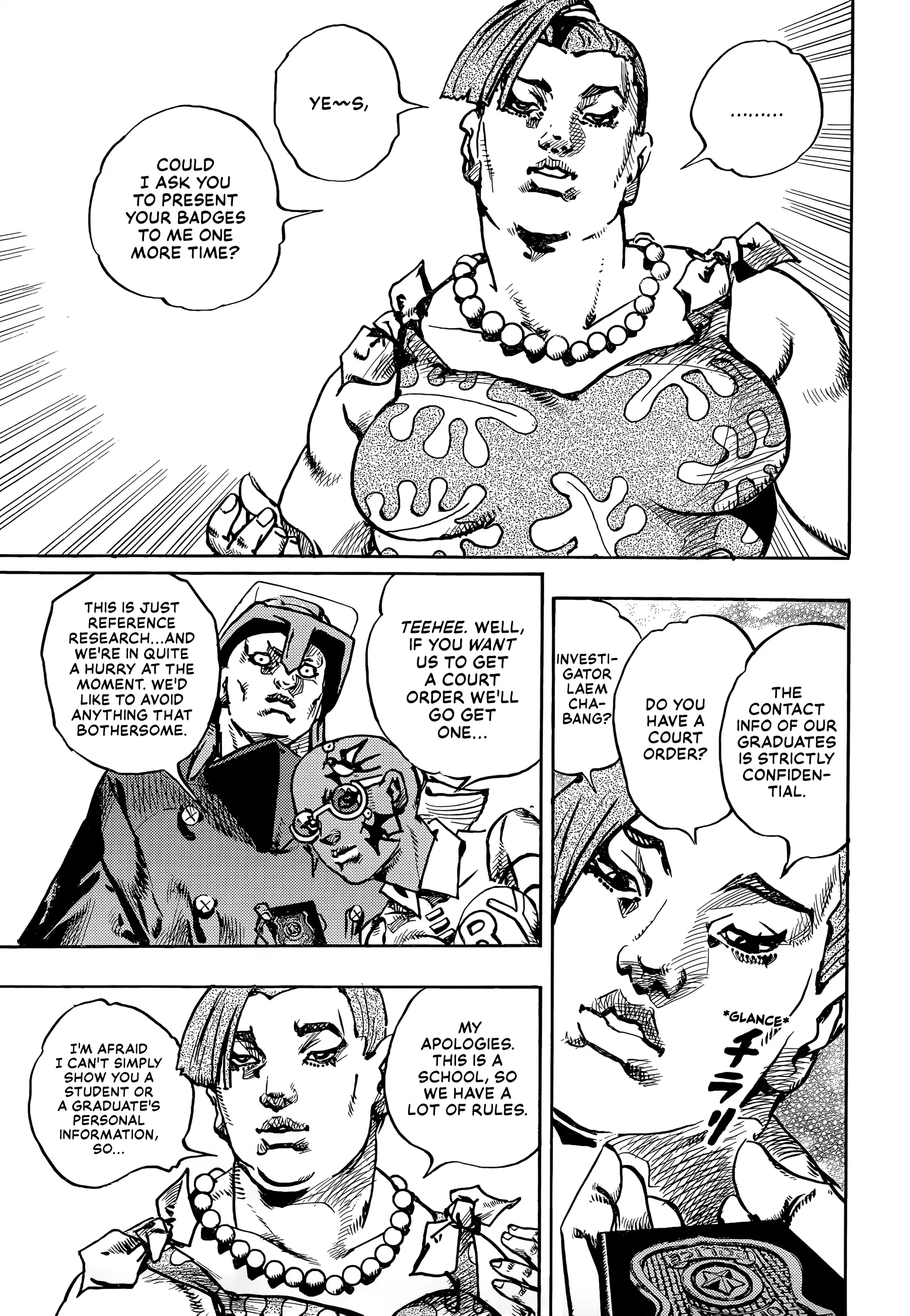 JoJo Bizarre Adventure Part 9: The JoJoLands, chapter 22, page 23