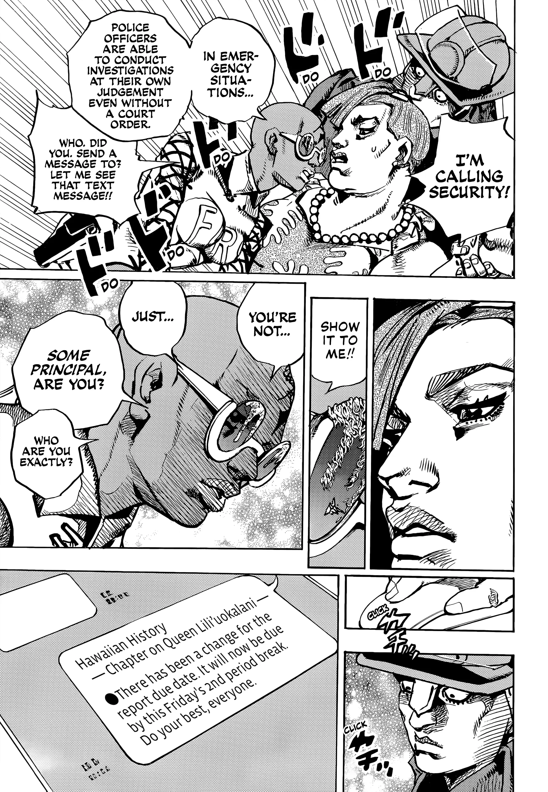 JoJo Bizarre Adventure Part 9: The JoJoLands, chapter 22, page 28