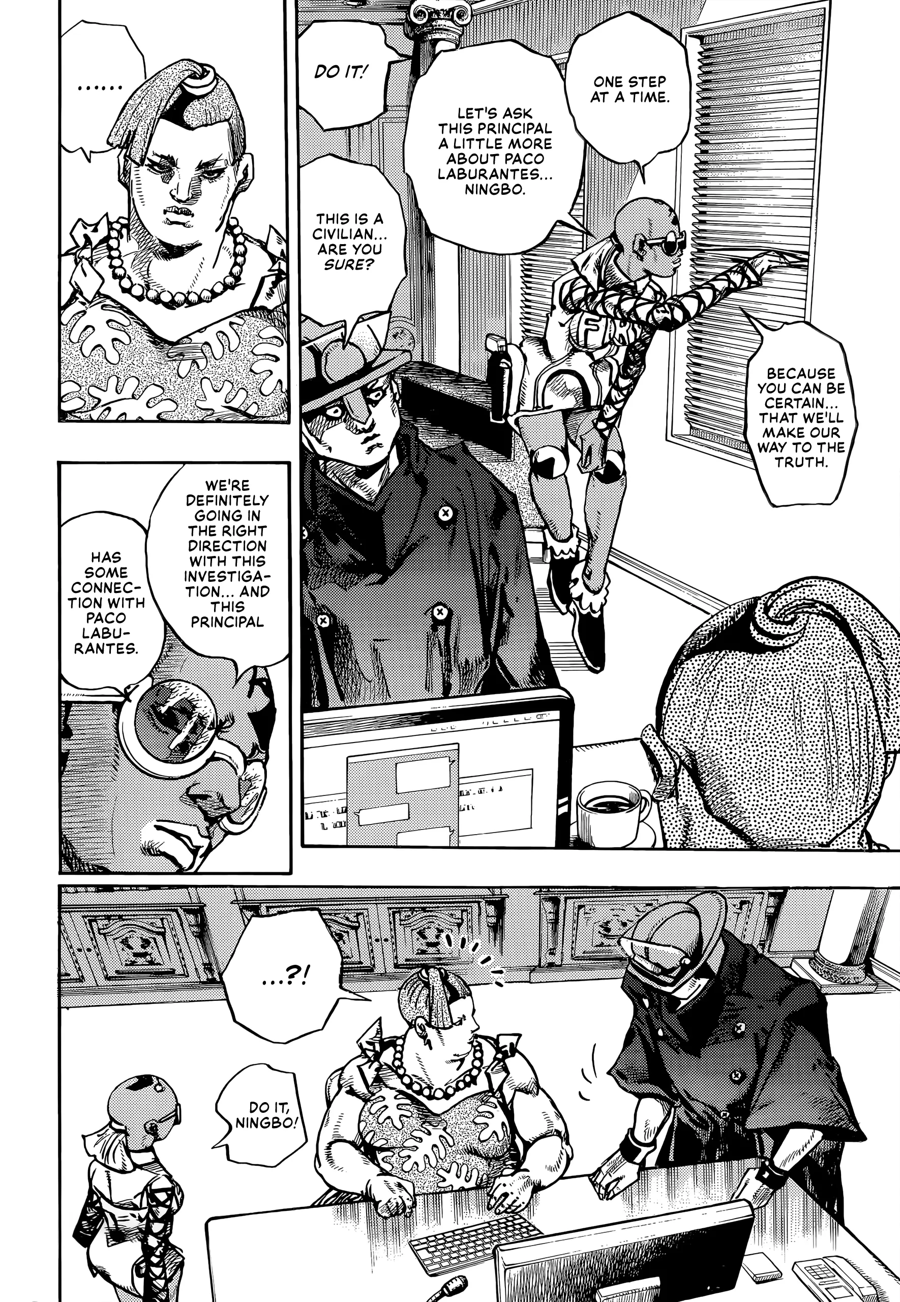 JoJo Bizarre Adventure Part 9: The JoJoLands, chapter 22, page 31