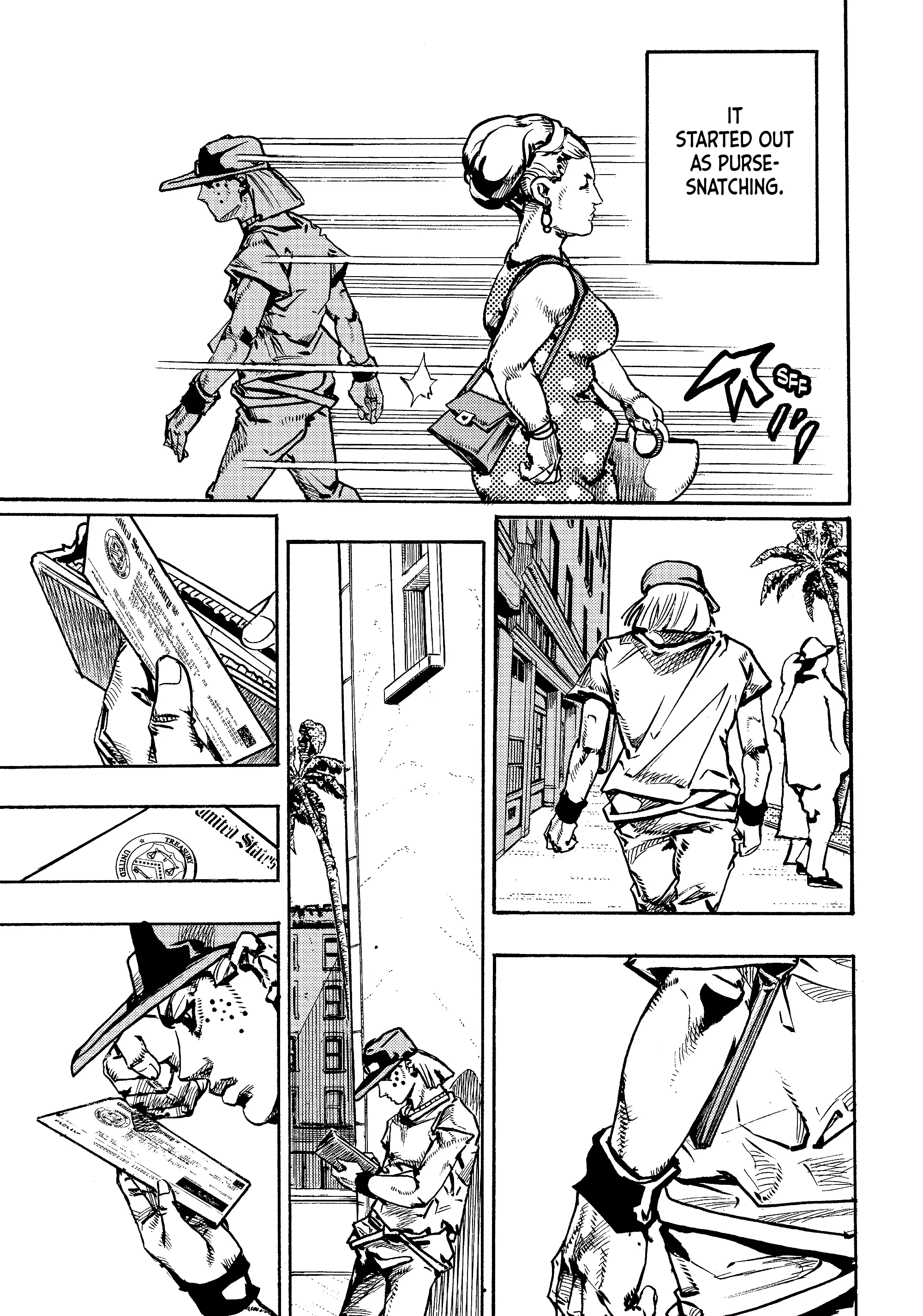 JoJo Bizarre Adventure Part 9: The JoJoLands, chapter 24, page 29