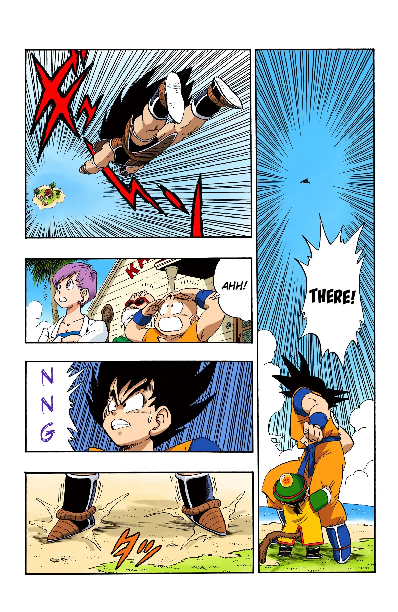 DBZ Saiyan Saga Colored Manga, chapter 196, page 11