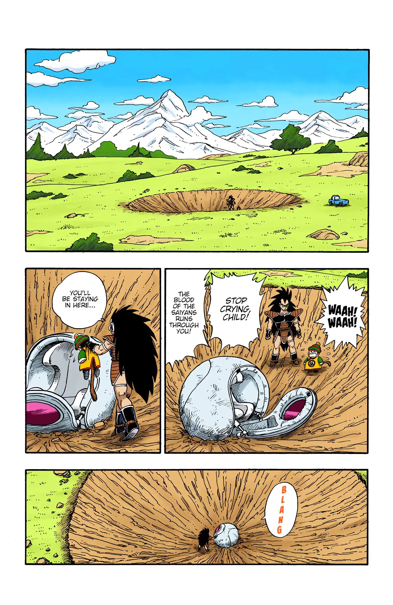 DBZ Saiyan Saga Colored Manga, chapter 199, page 3