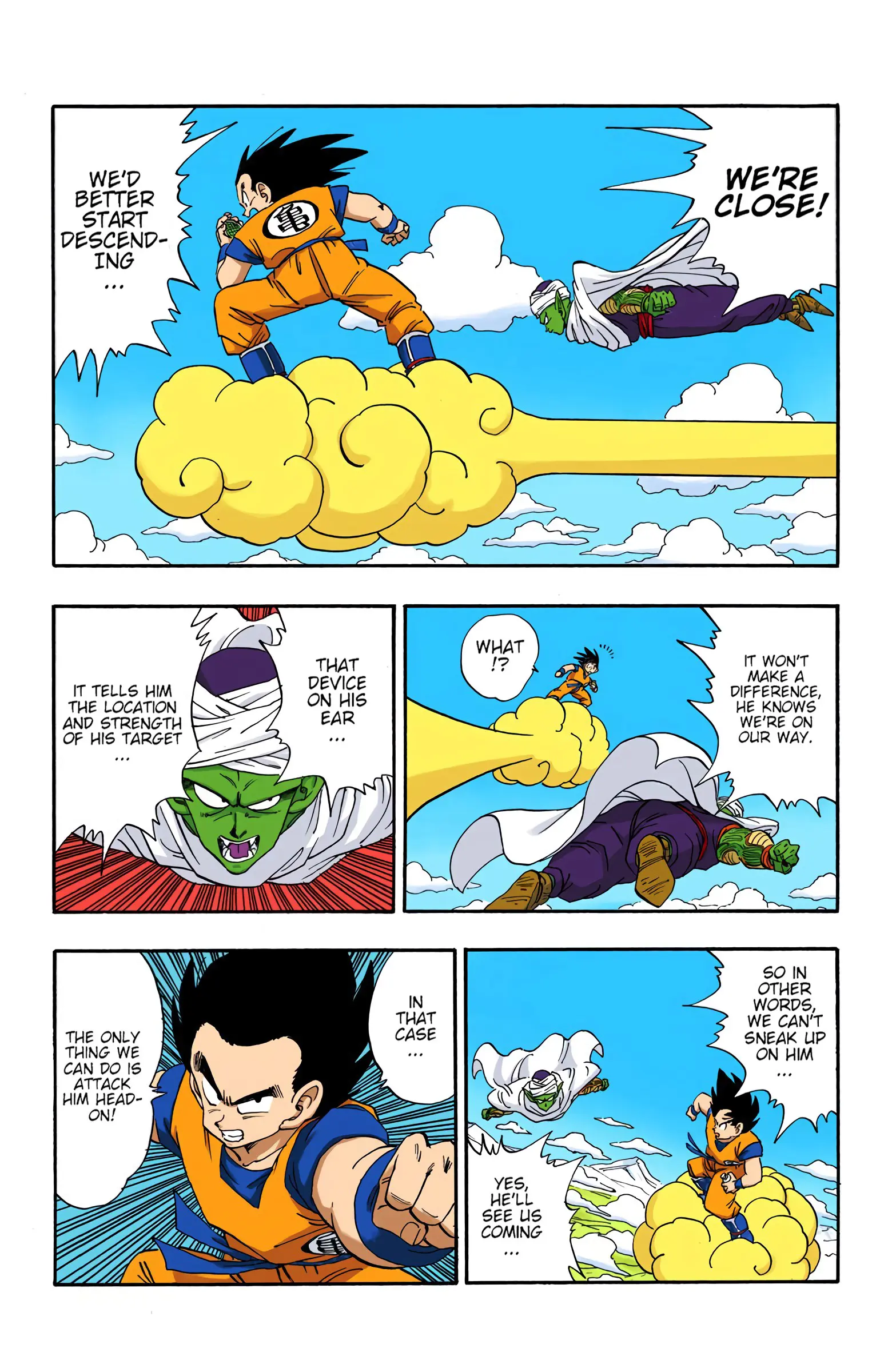 DBZ Saiyan Saga Colored Manga, chapter 199, page 5