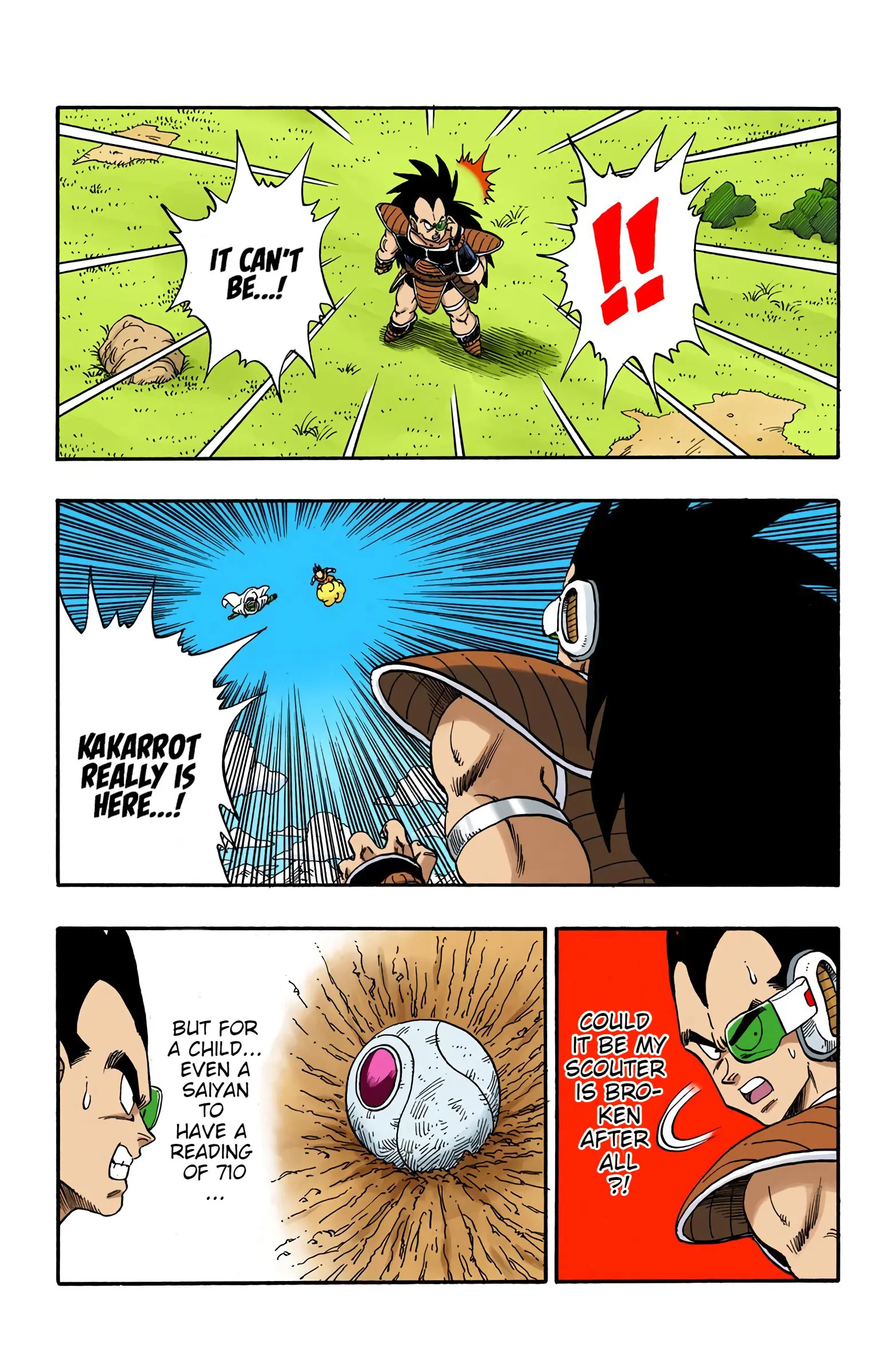 DBZ Saiyan Saga Colored Manga, chapter 199, page 7