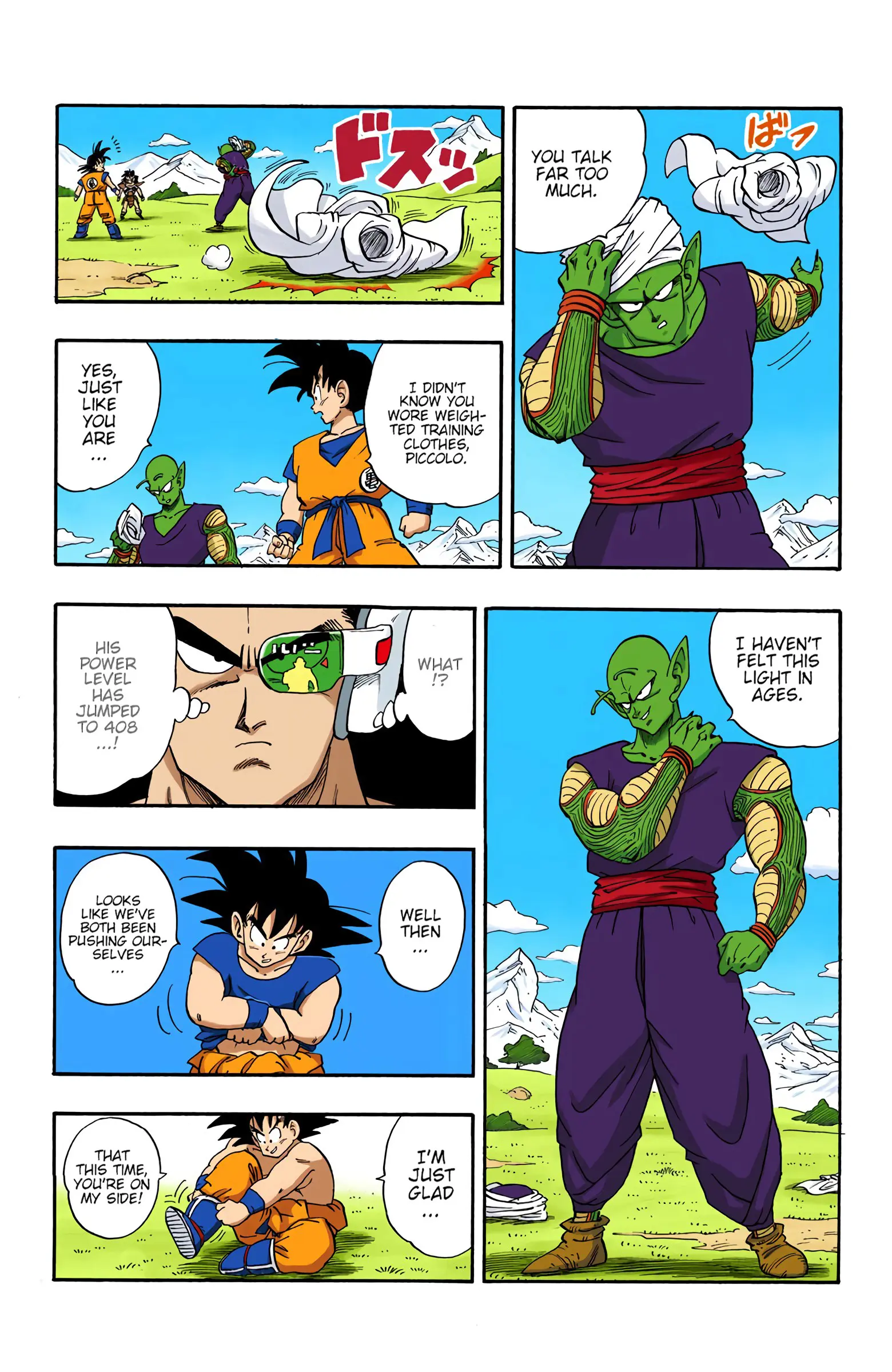DBZ Saiyan Saga Colored Manga, chapter 199, page 10