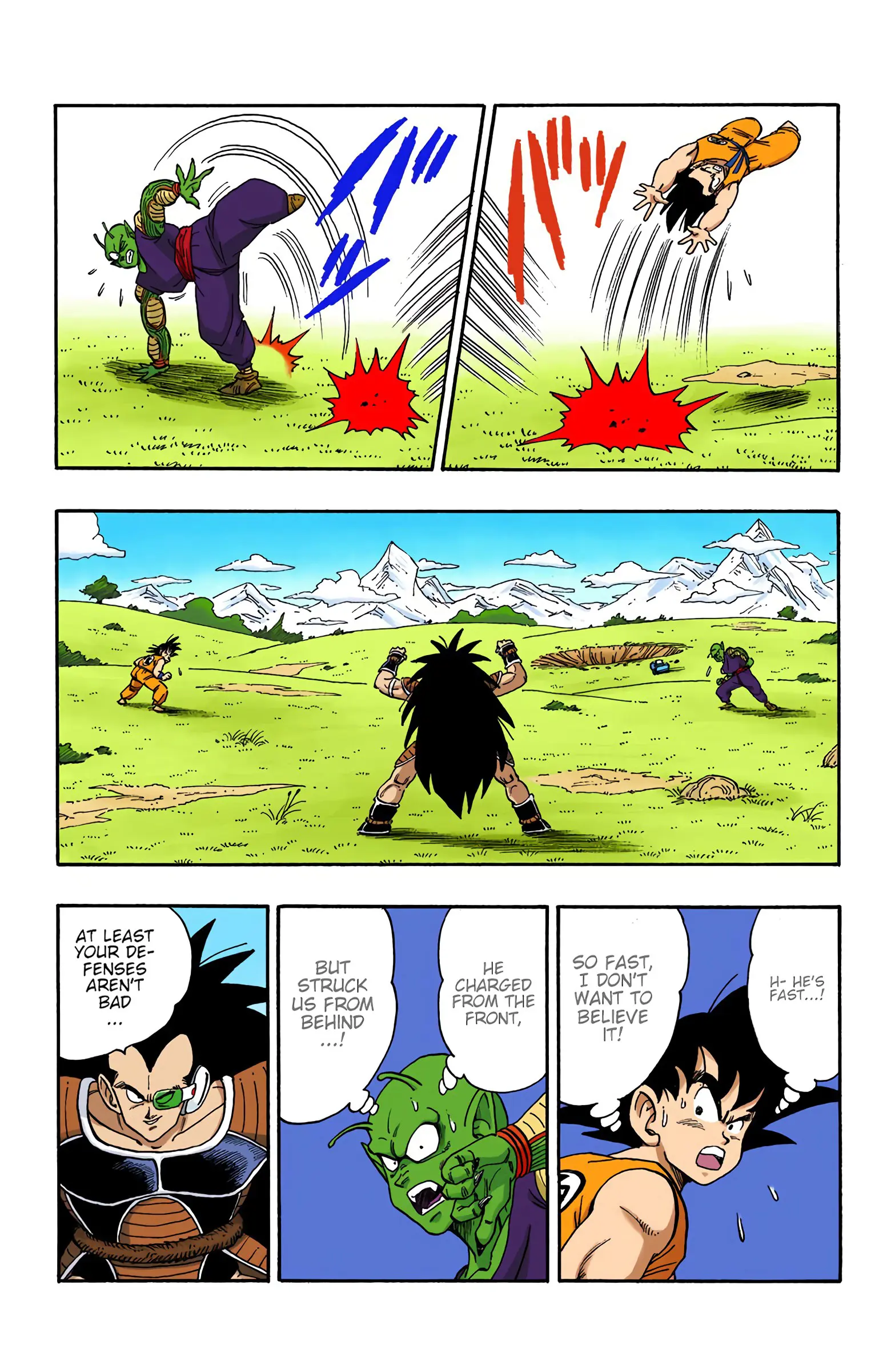 DBZ Saiyan Saga Colored Manga, chapter 199, page 14