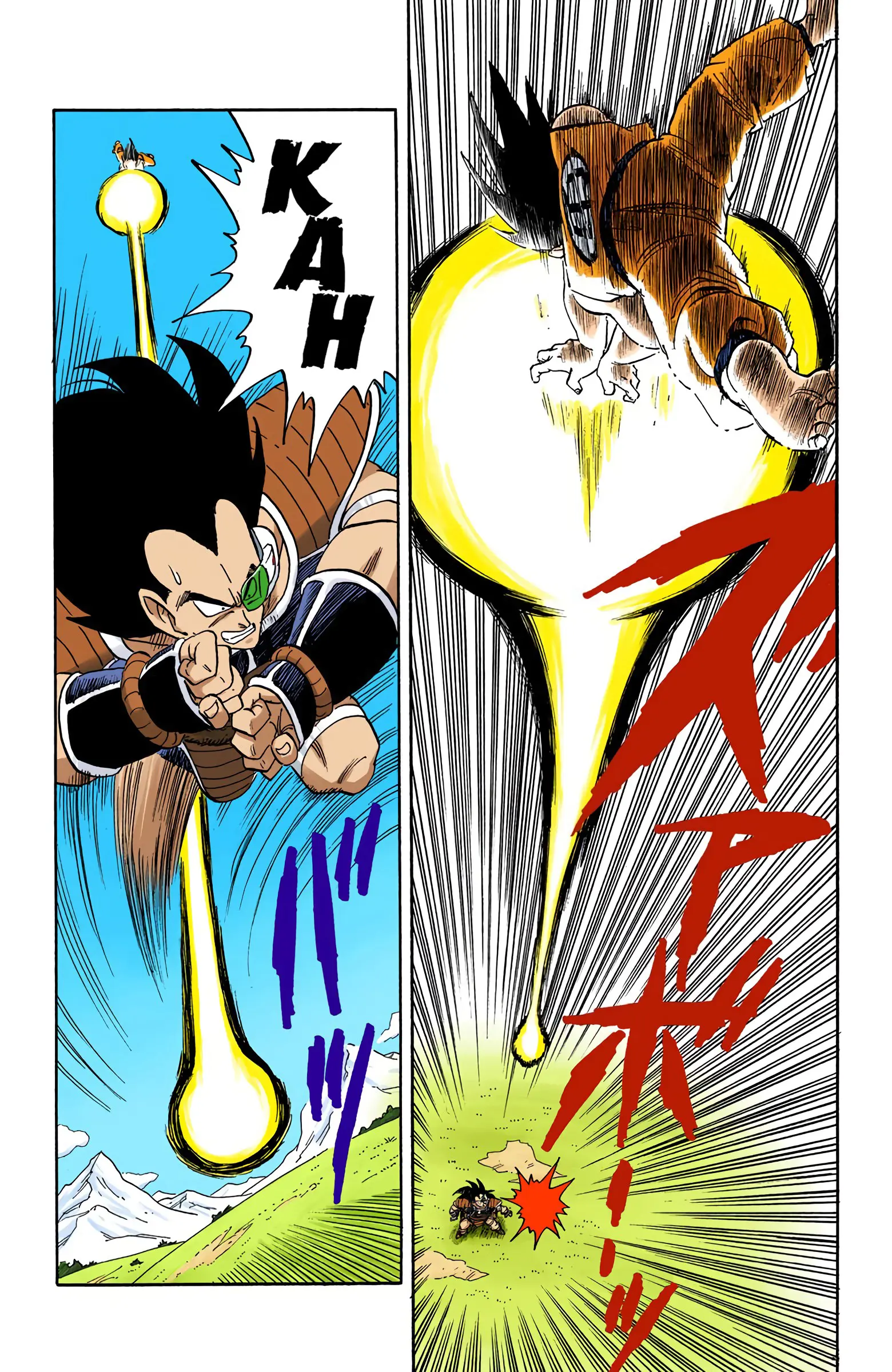 DBZ Saiyan Saga Colored Manga, chapter 201, page 9