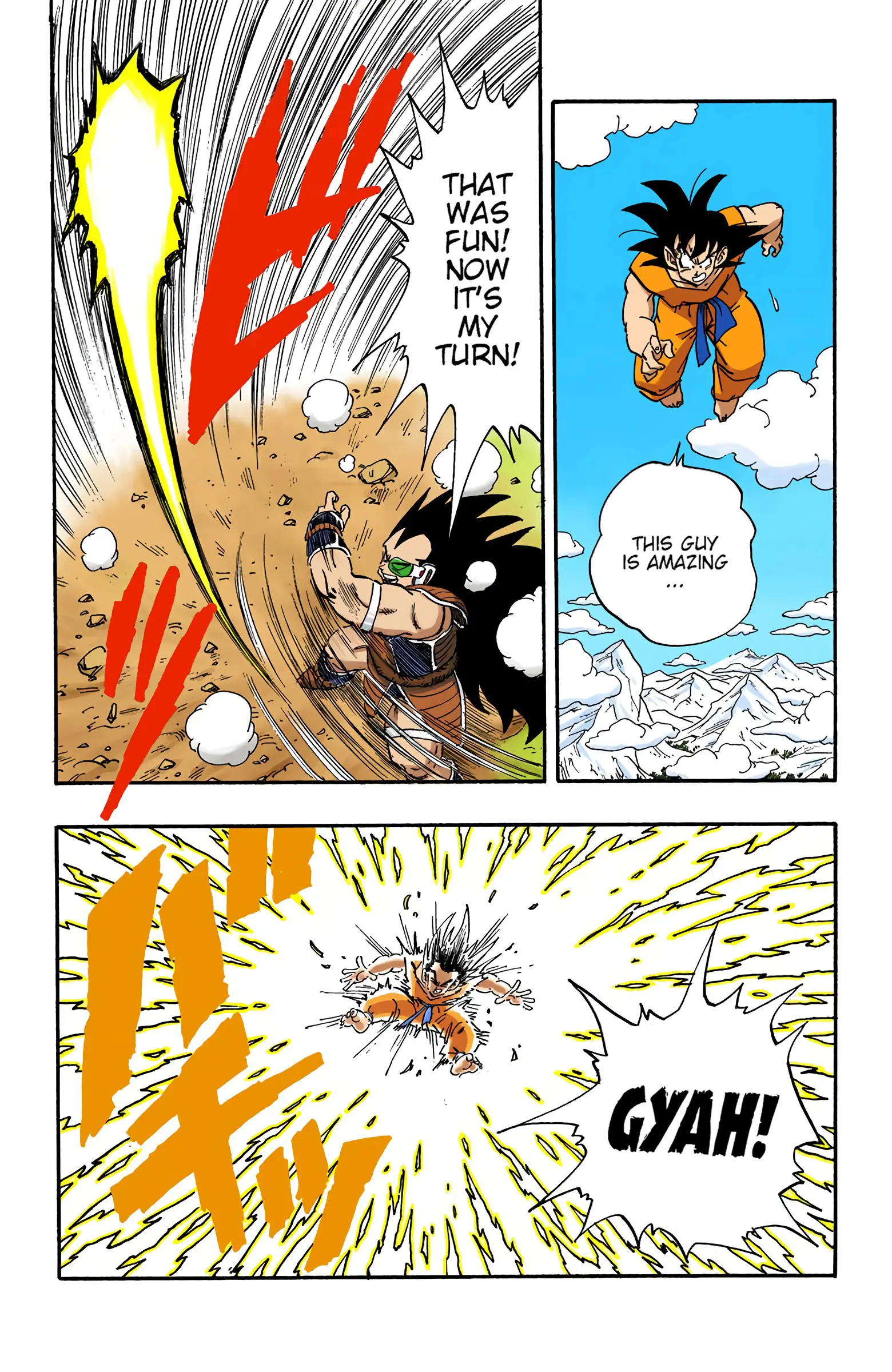 DBZ Saiyan Saga Colored Manga, chapter 201, page 12
