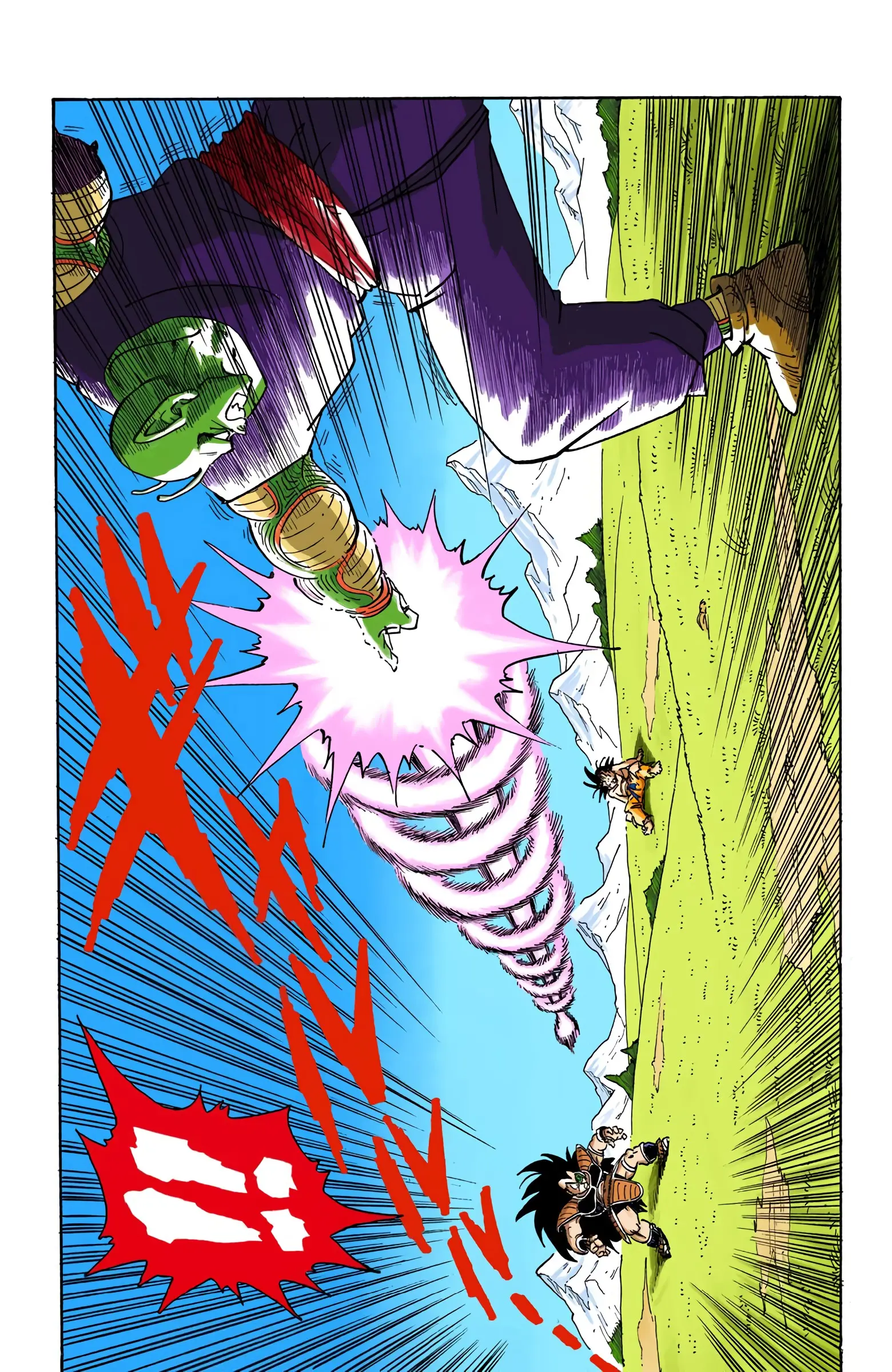DBZ Saiyan Saga Colored Manga, chapter 202, page 4
