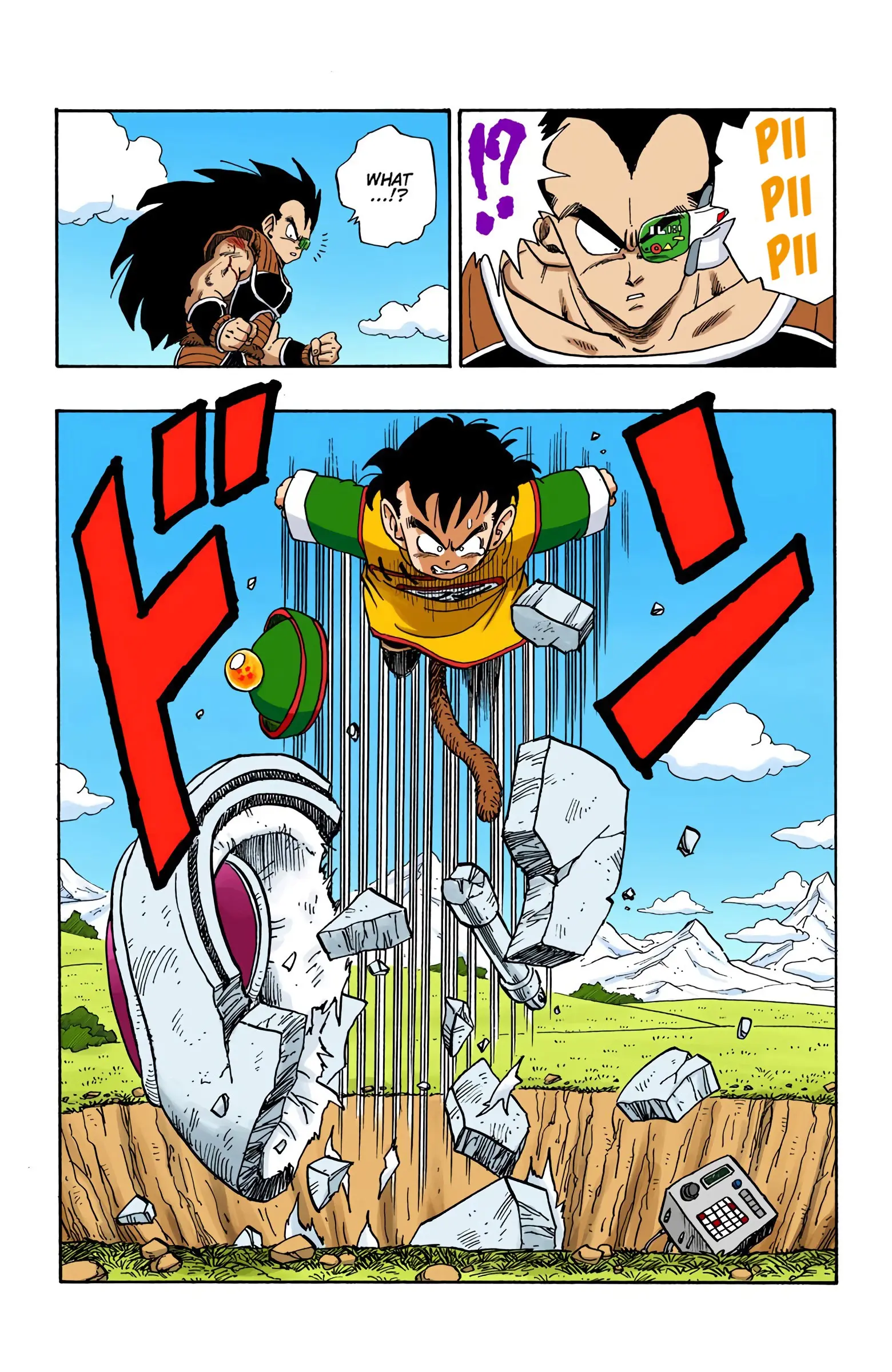 DBZ Saiyan Saga Colored Manga, chapter 202, page 15