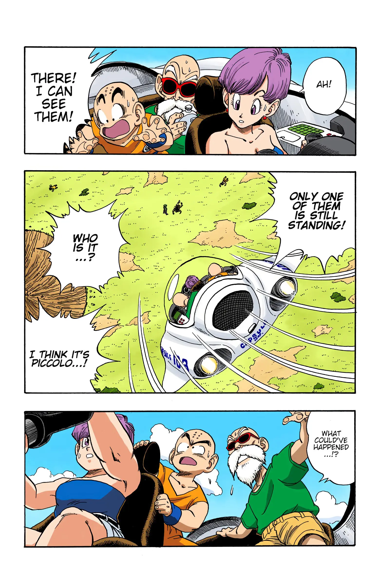 DBZ Saiyan Saga Colored Manga, chapter 204, page 9