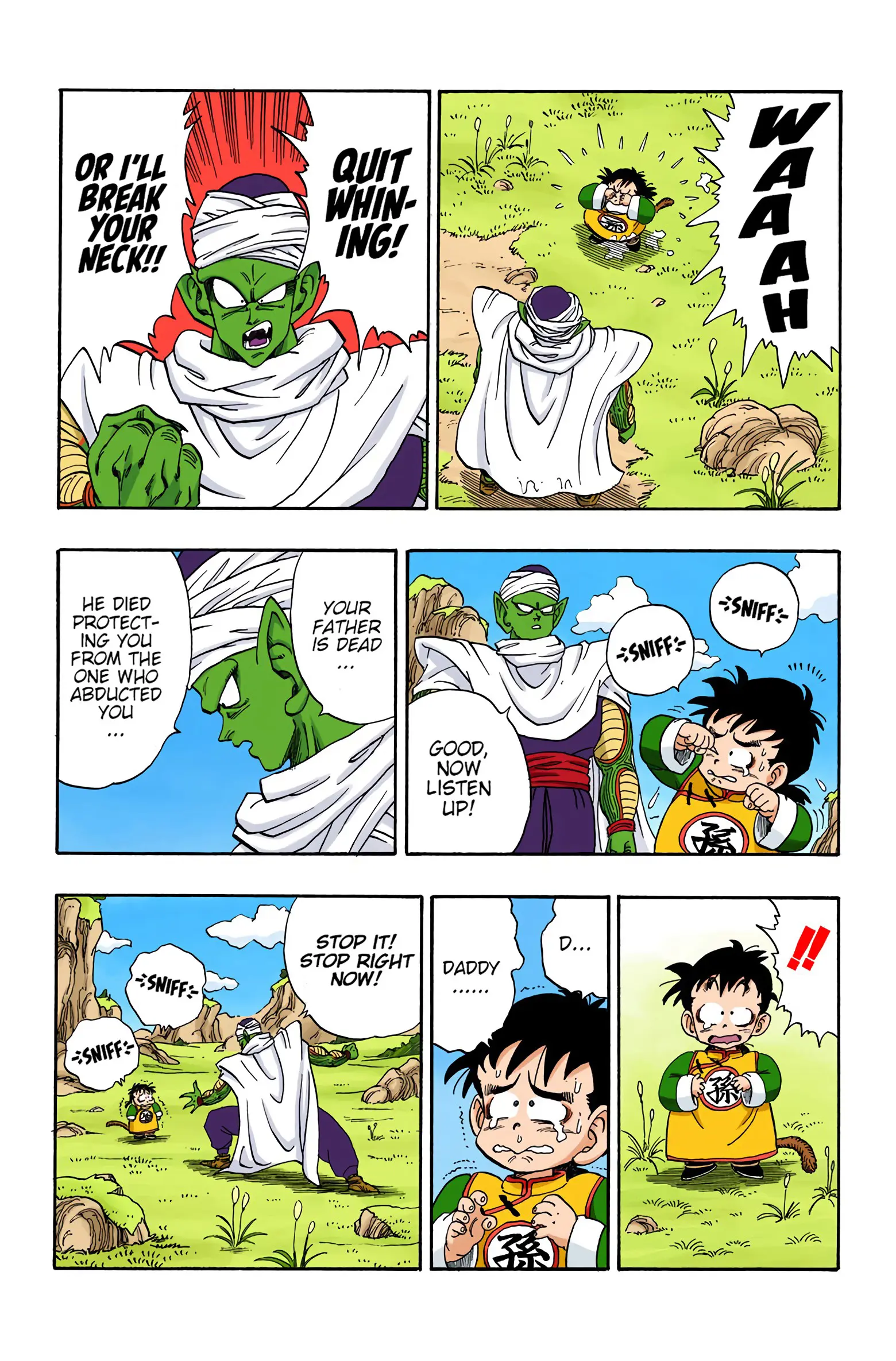 DBZ Saiyan Saga Colored Manga, chapter 206, page 5