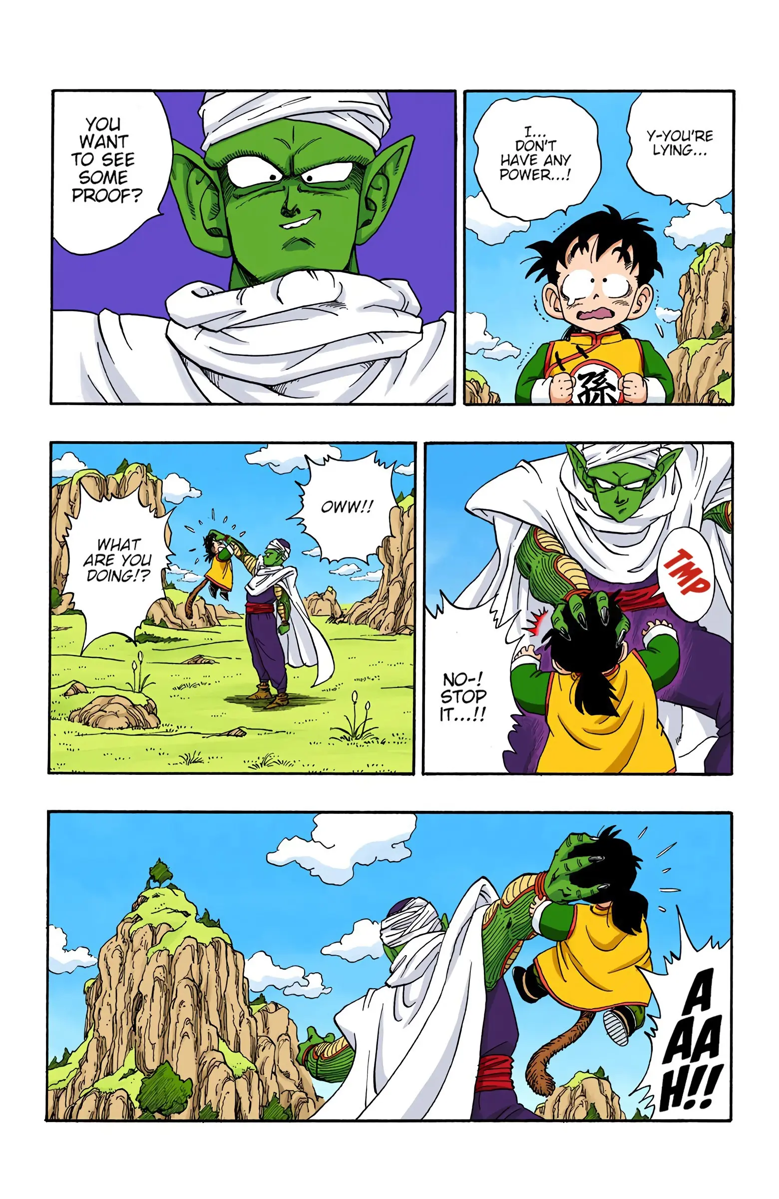 DBZ Saiyan Saga Colored Manga, chapter 206, page 7