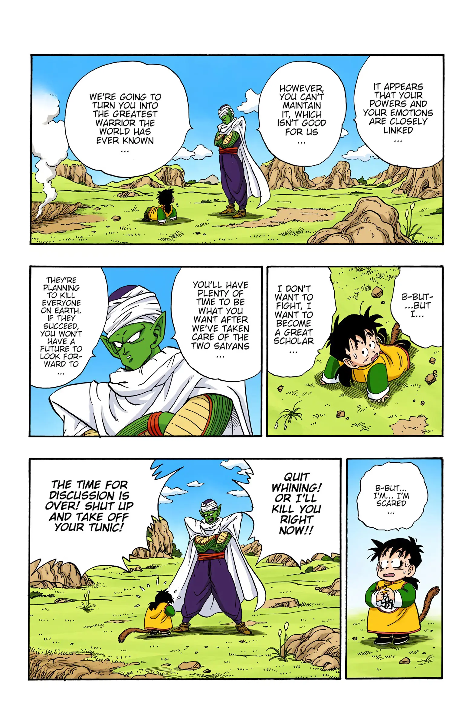 DBZ Saiyan Saga Colored Manga, chapter 206, page 14
