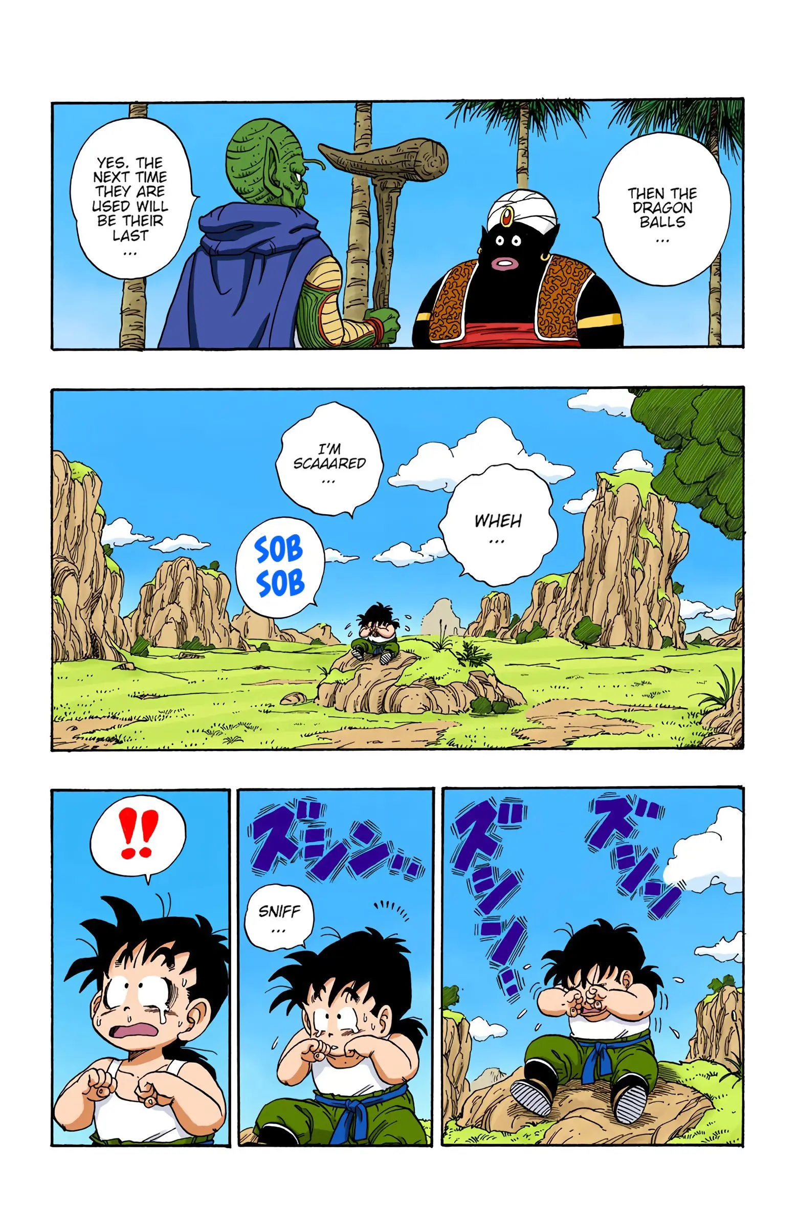 DBZ Saiyan Saga Colored Manga, chapter 207, page 9