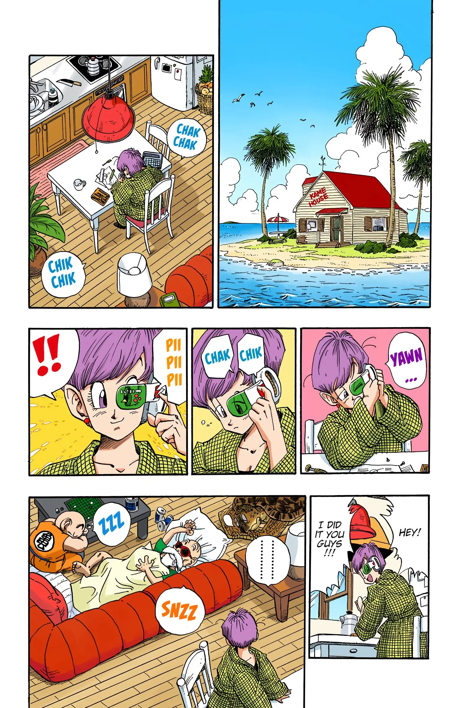 DBZ Saiyan Saga Colored Manga, chapter 209, page 3