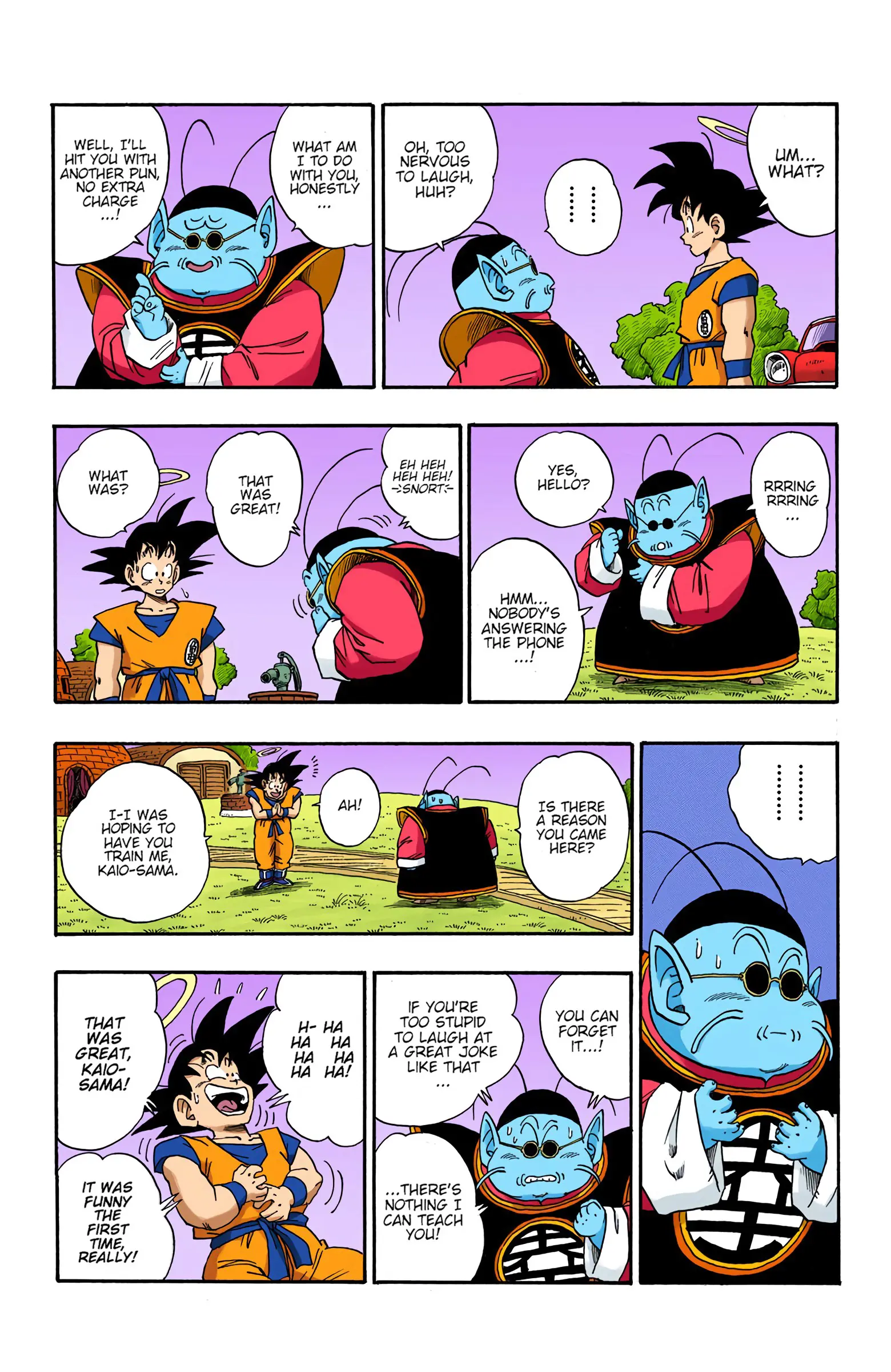 DBZ Saiyan Saga Colored Manga, chapter 210, page 12