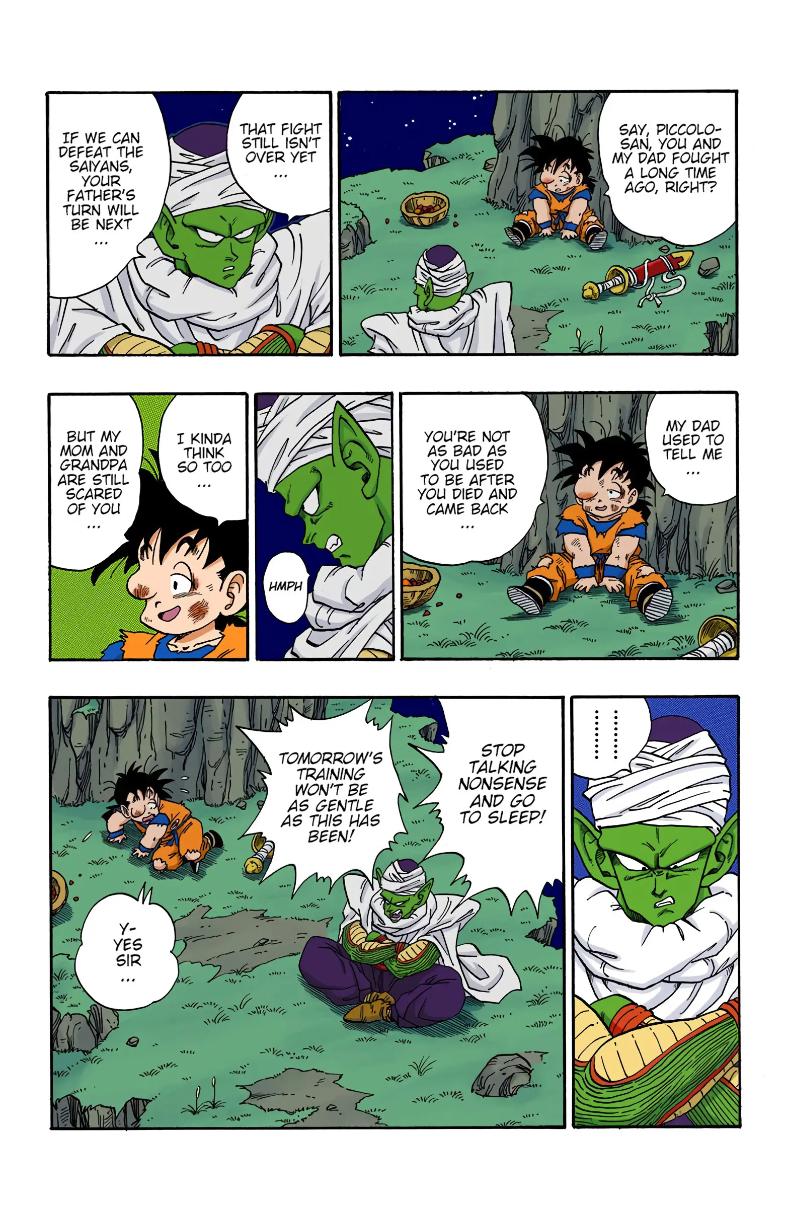 DBZ Saiyan Saga Colored Manga, chapter 211, page 10