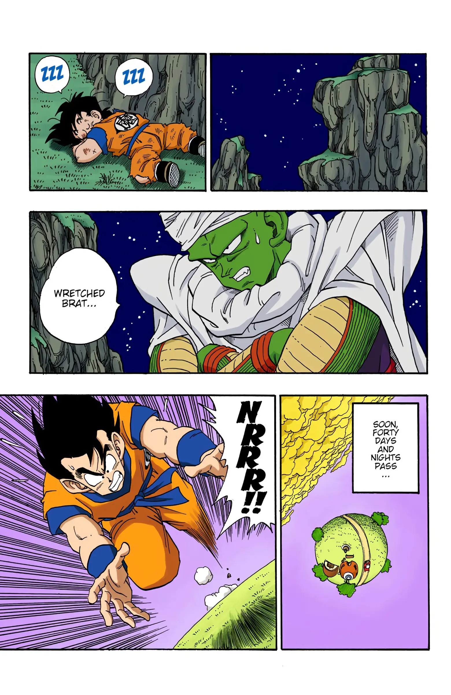 DBZ Saiyan Saga Colored Manga, chapter 211, page 11