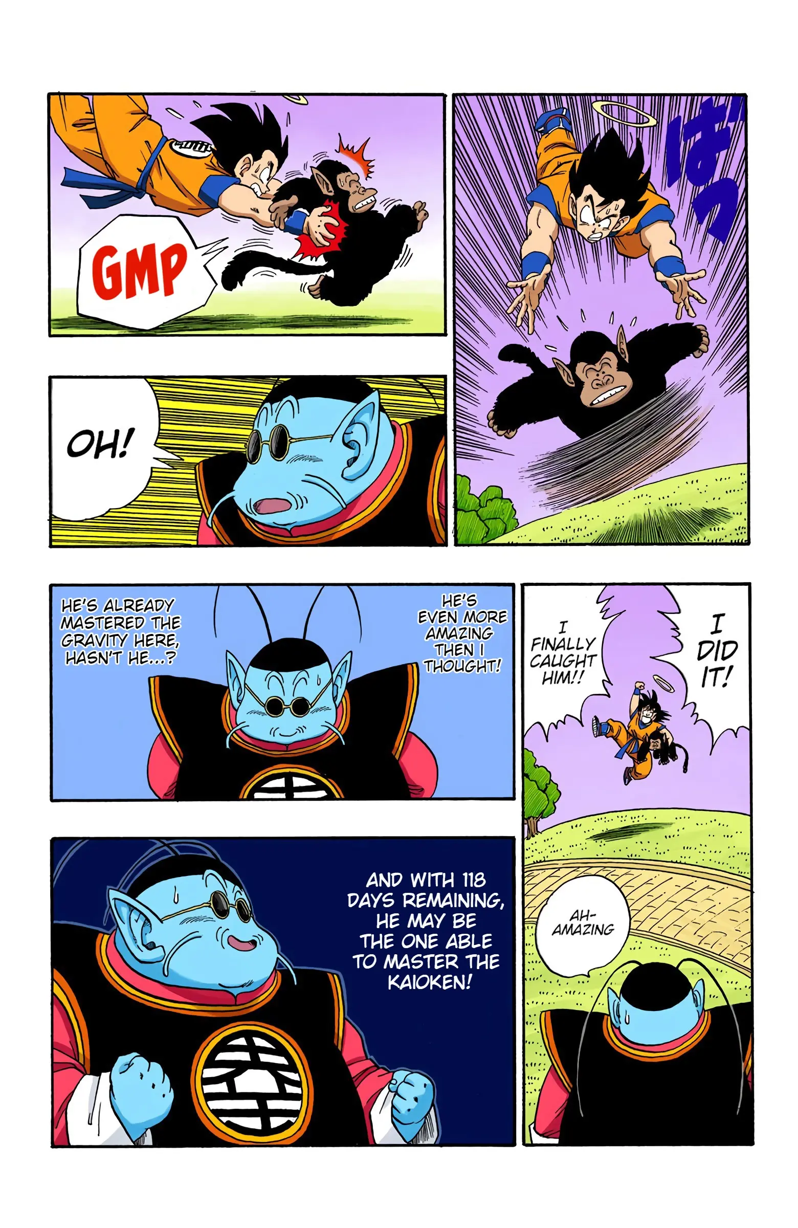 DBZ Saiyan Saga Colored Manga, chapter 211, page 12