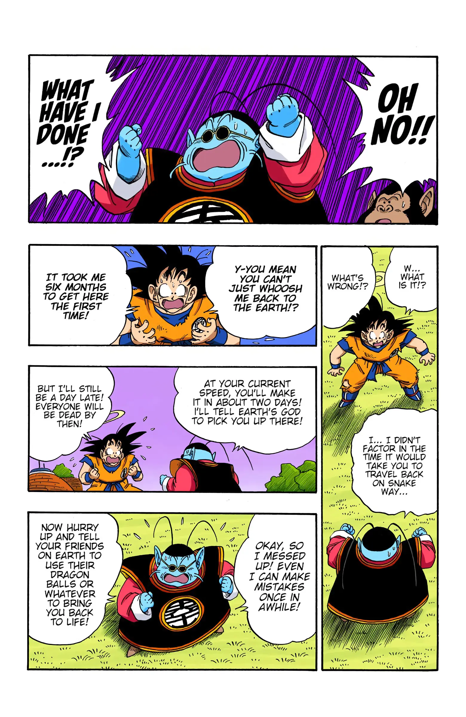 DBZ Saiyan Saga Colored Manga, chapter 212, page 7