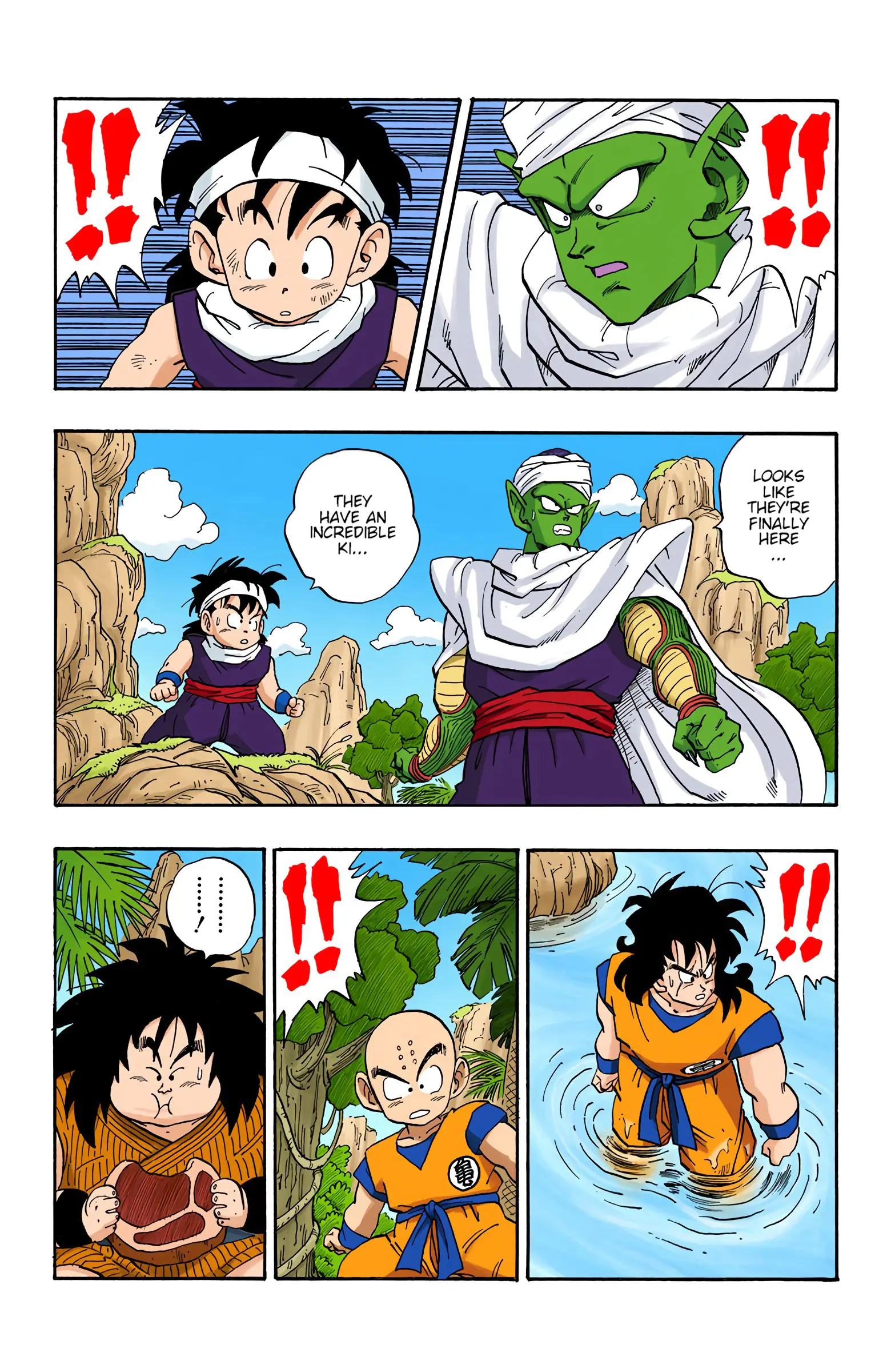 DBZ Saiyan Saga Colored Manga, chapter 213, page 4