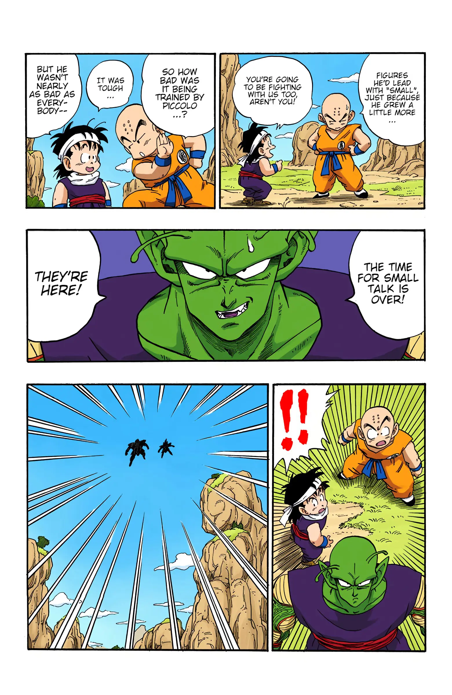 DBZ Saiyan Saga Colored Manga, chapter 213, page 14
