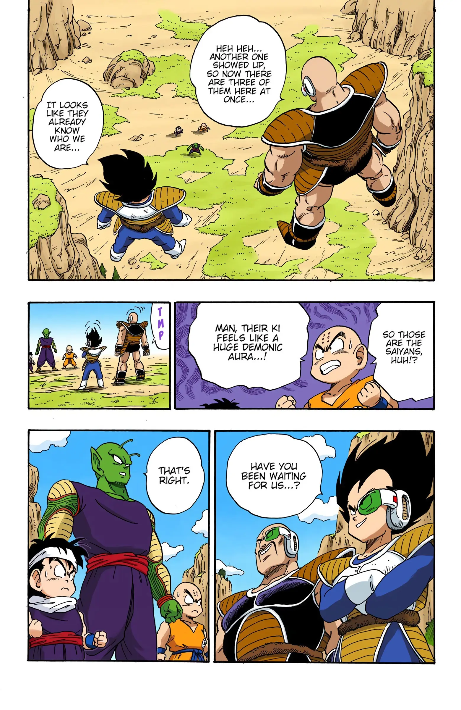 DBZ Saiyan Saga Colored Manga, chapter 213, page 15