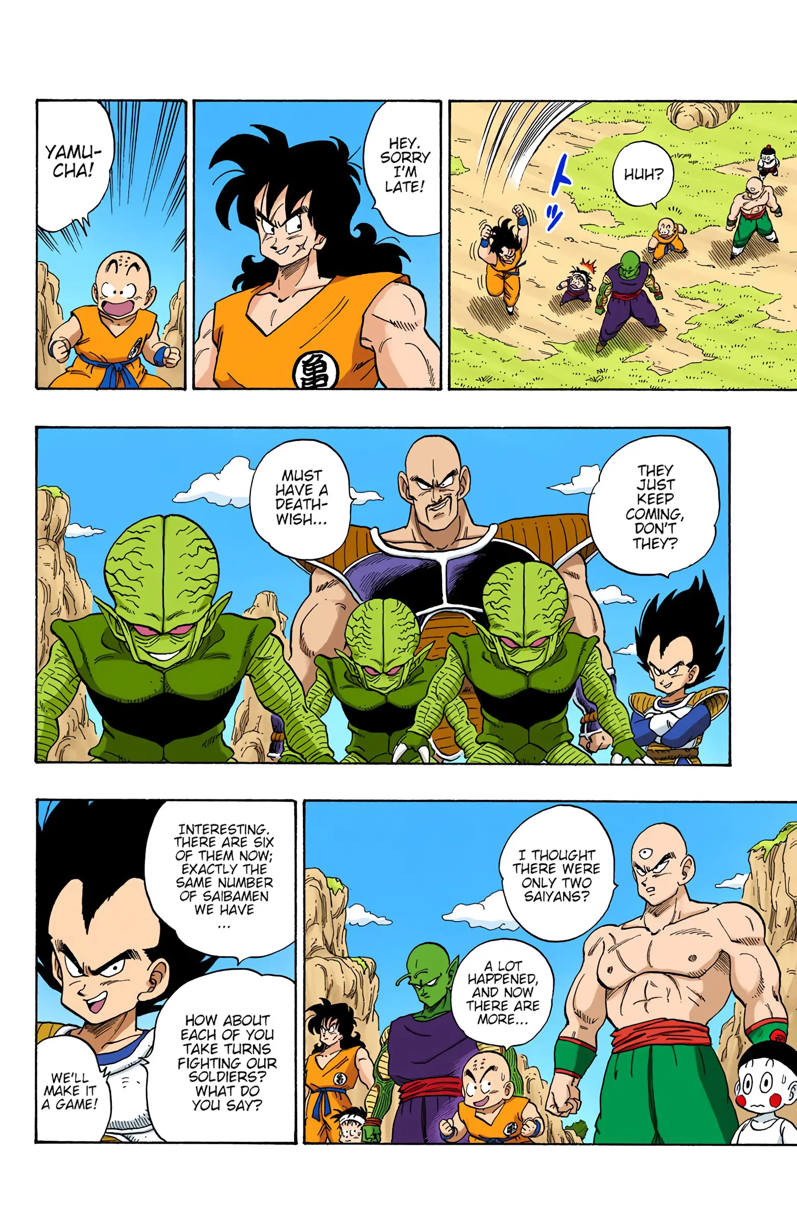 DBZ Saiyan Saga Colored Manga, chapter 214, page 10