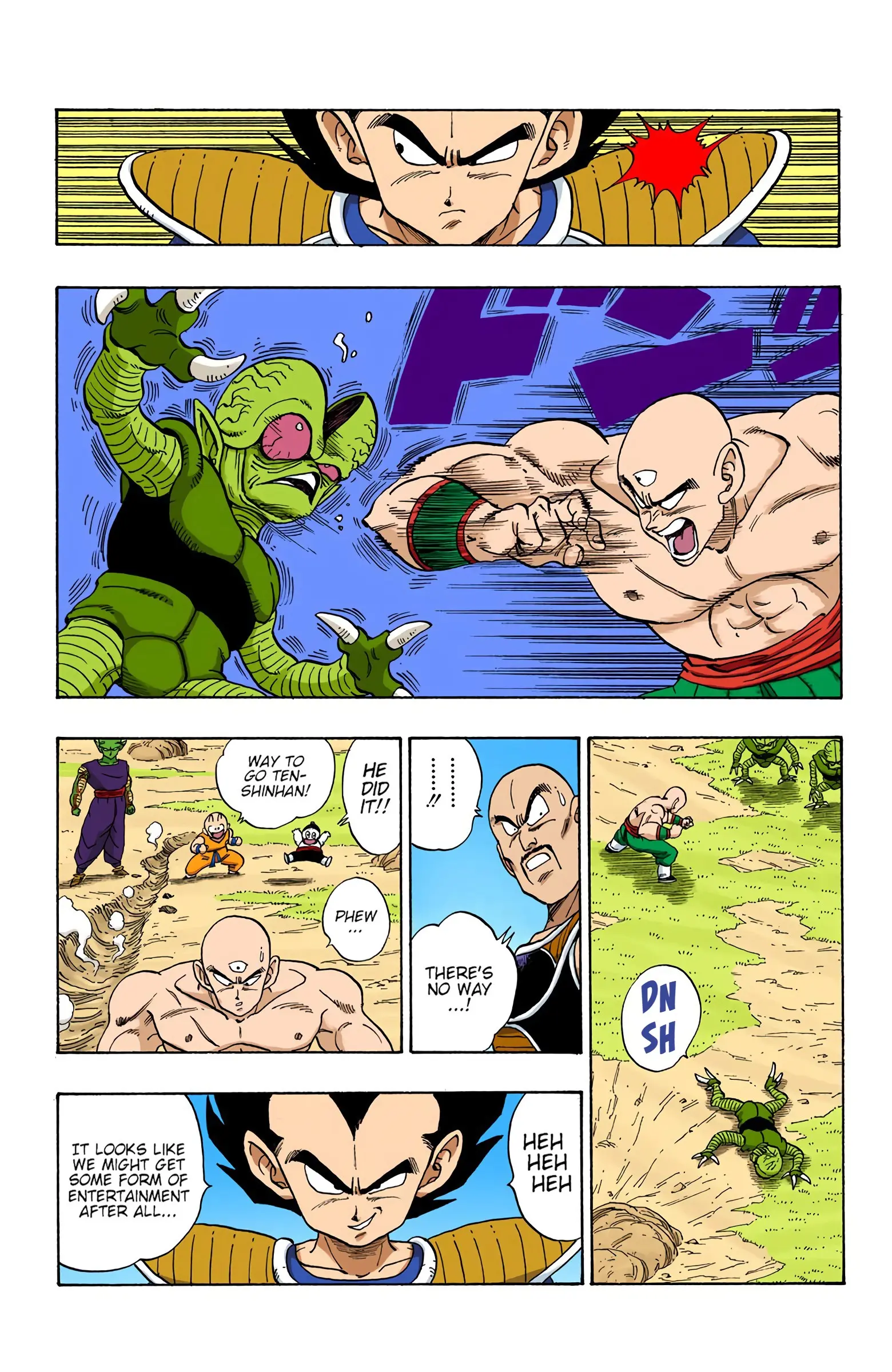 DBZ Saiyan Saga Colored Manga, chapter 214, page 15