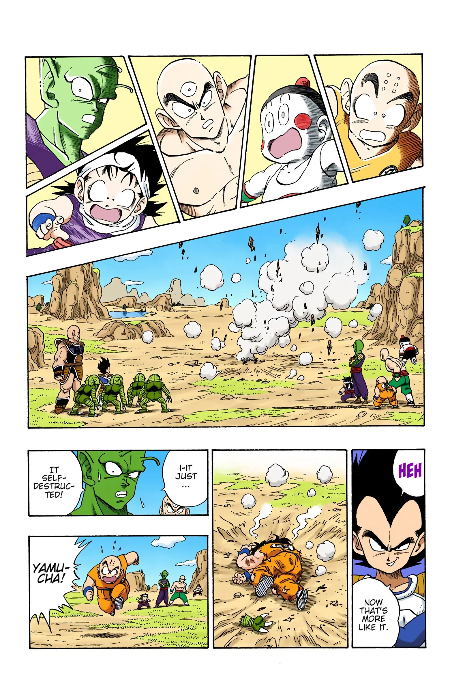 DBZ Saiyan Saga Colored Manga, chapter 215, page 13