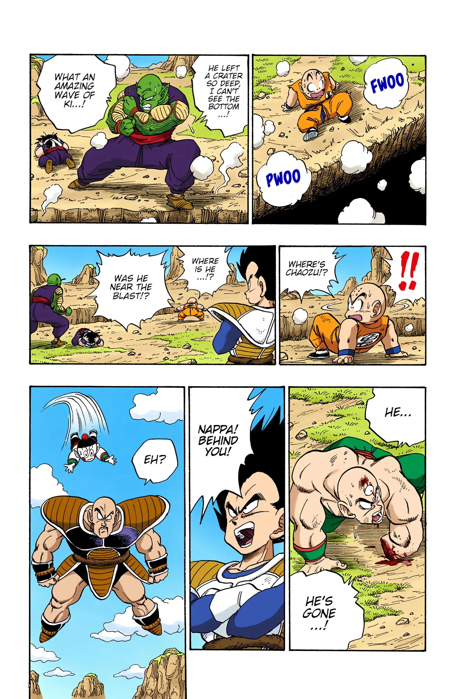 DBZ Saiyan Saga Colored Manga, chapter 217, page 11