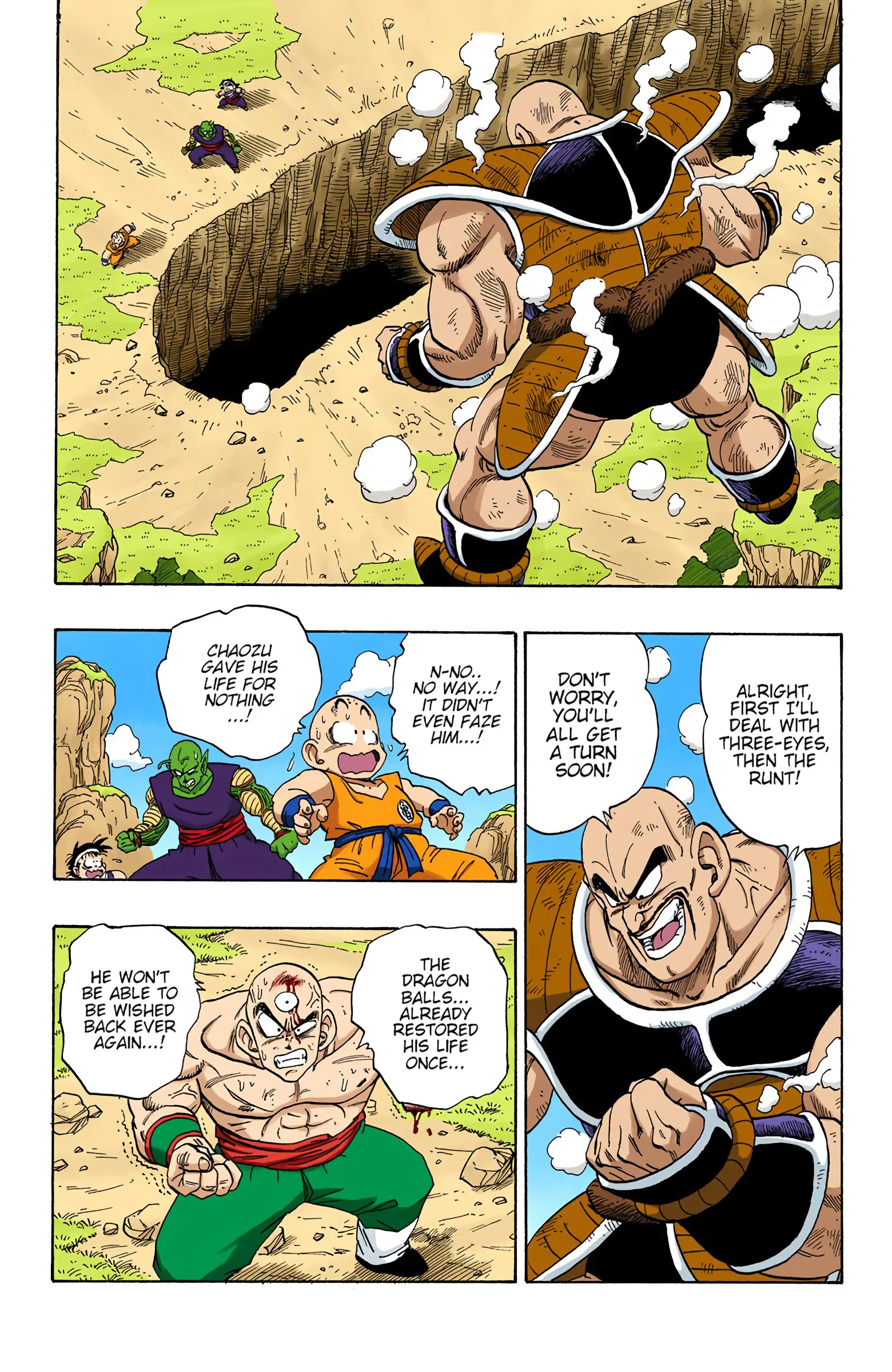 DBZ Saiyan Saga Colored Manga, chapter 218, page 3