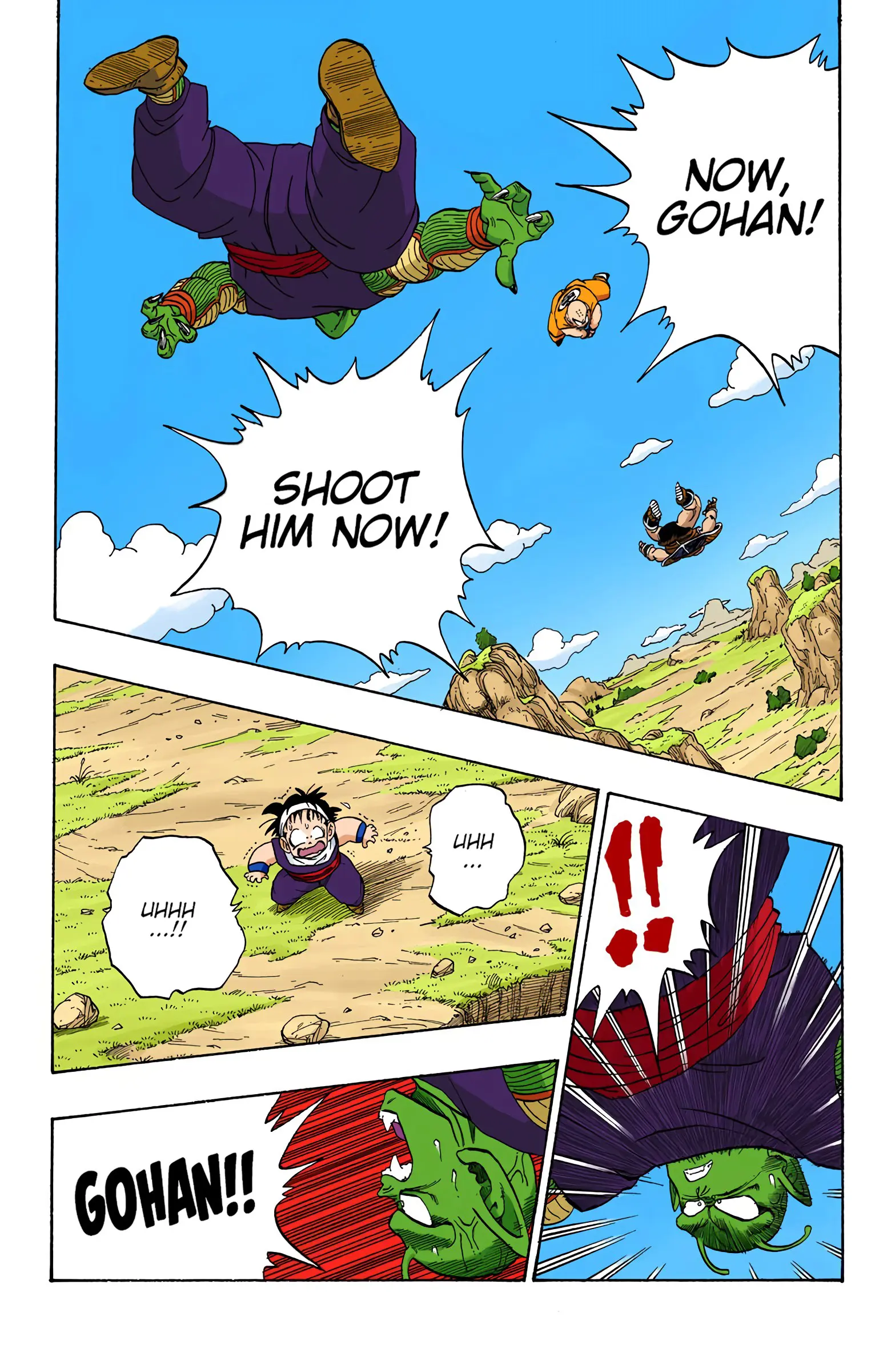 DBZ Saiyan Saga Colored Manga, chapter 218, page 9