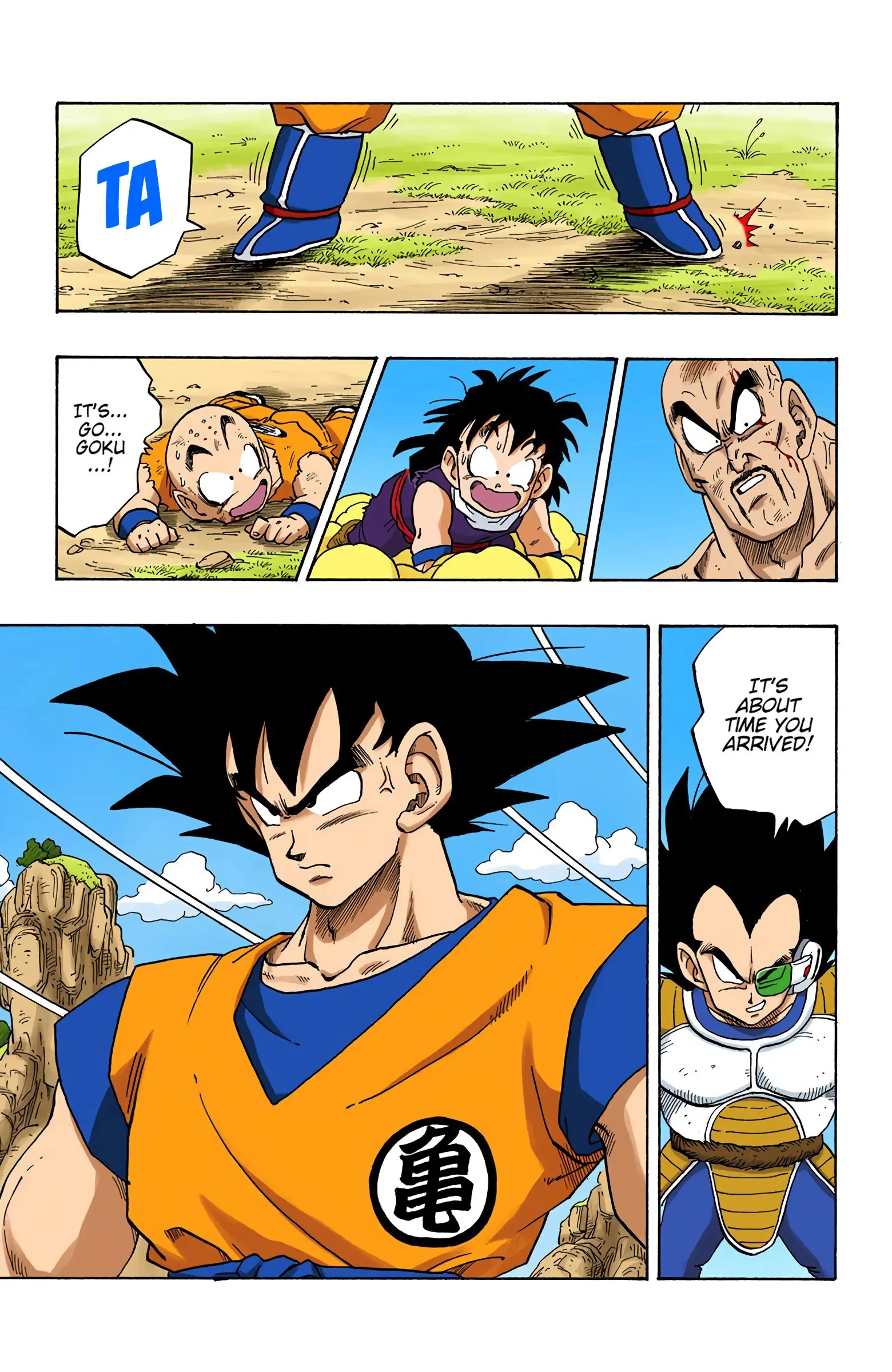 DBZ Saiyan Saga Colored Manga, chapter 223, page 15