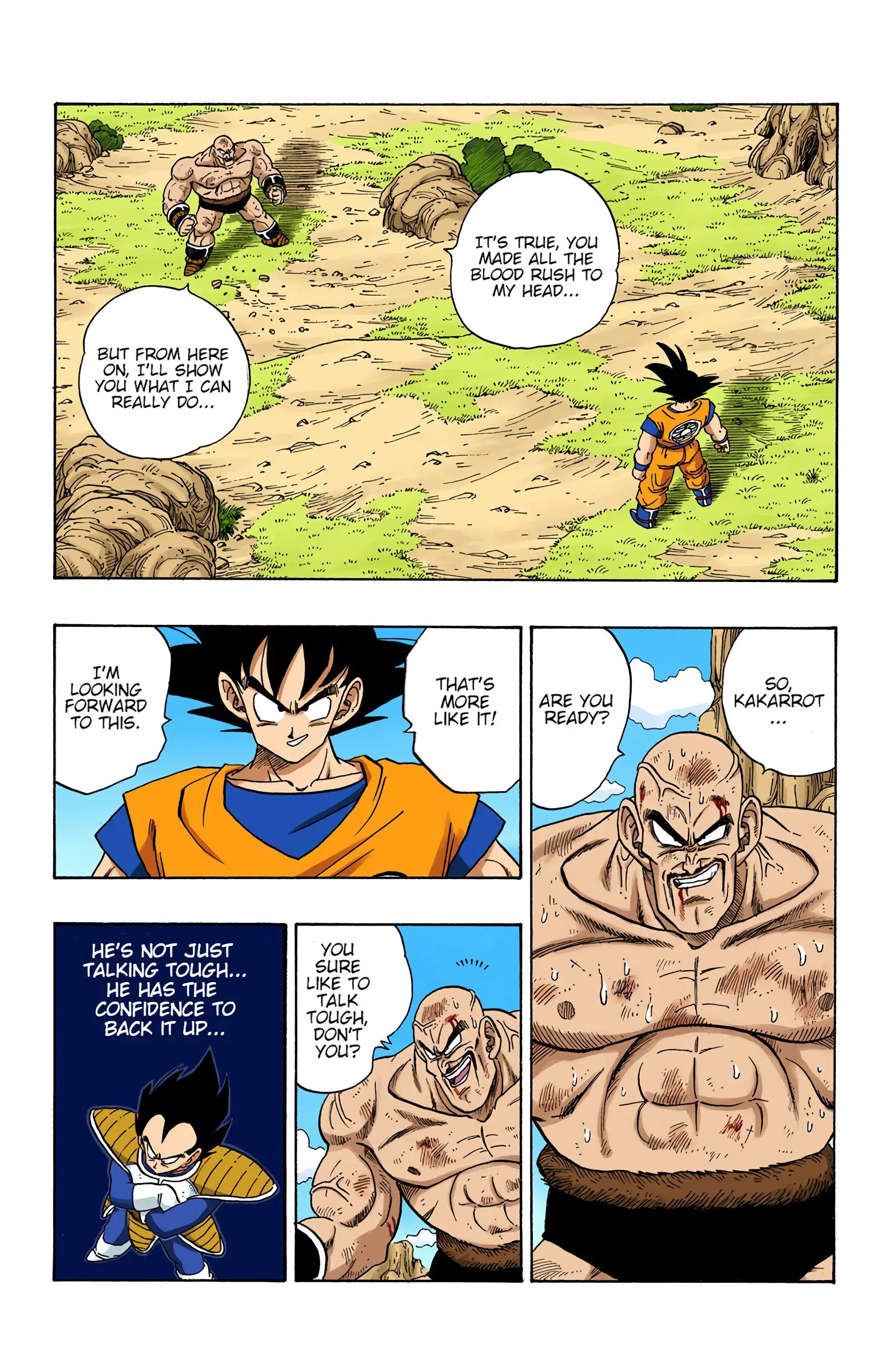 DBZ Saiyan Saga Colored Manga, chapter 226, page 2