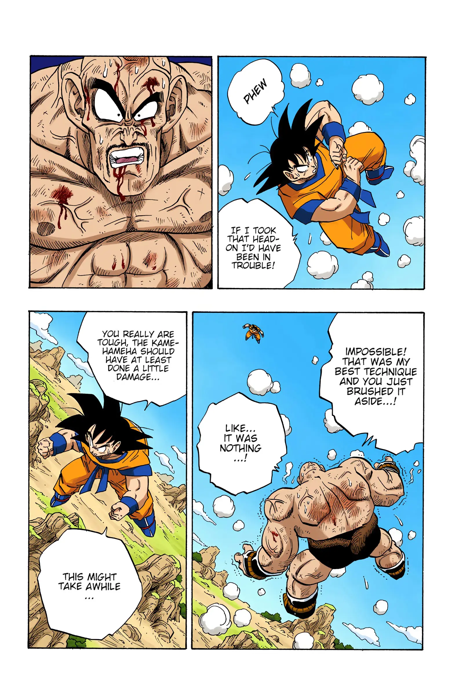 DBZ Saiyan Saga Colored Manga, chapter 226, page 9