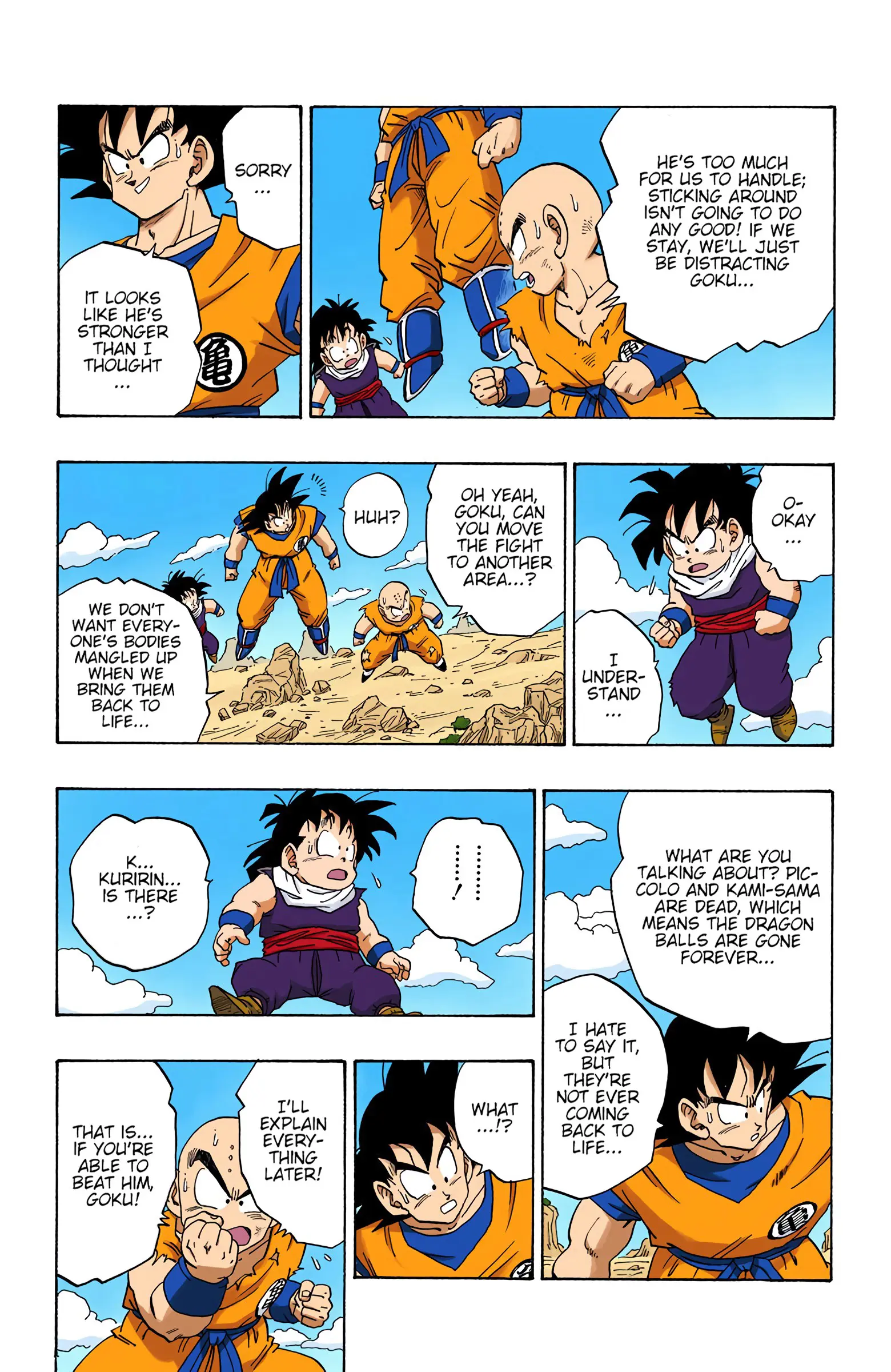 DBZ Saiyan Saga Colored Manga, chapter 227, page 11
