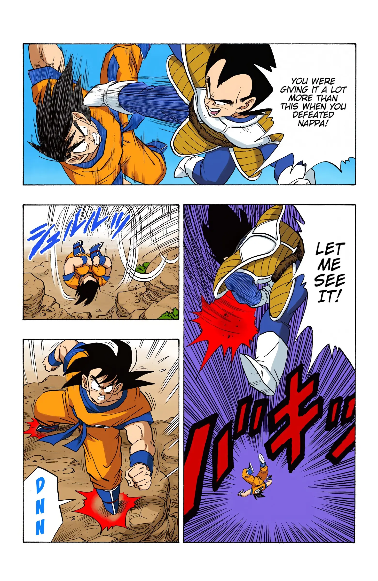 DBZ Saiyan Saga Colored Manga, chapter 228, page 9