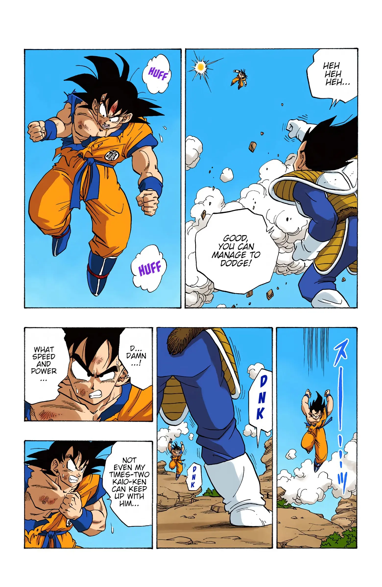 DBZ Saiyan Saga Colored Manga, chapter 229, page 14