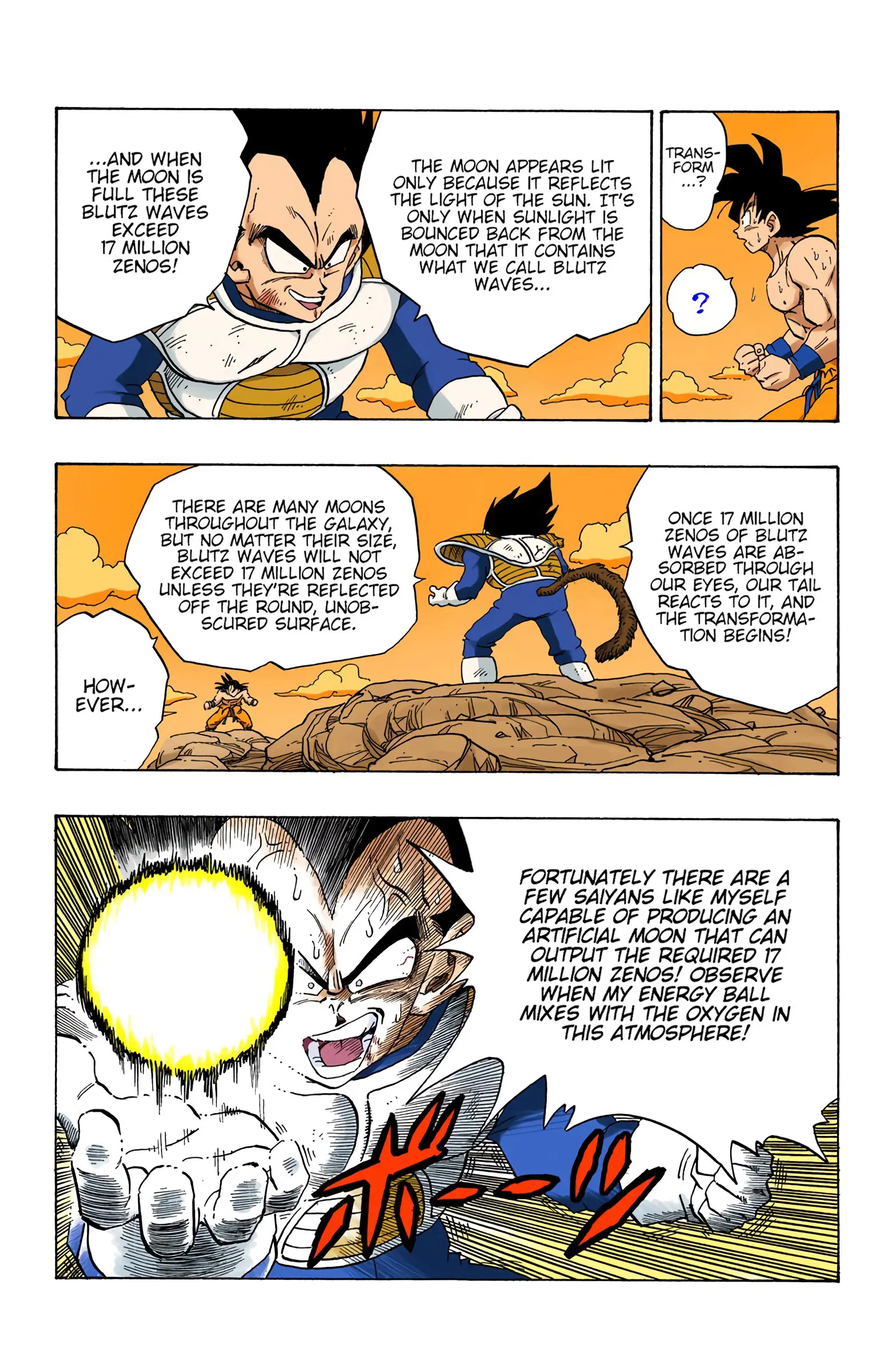 DBZ Saiyan Saga Colored Manga, chapter 232, page 11